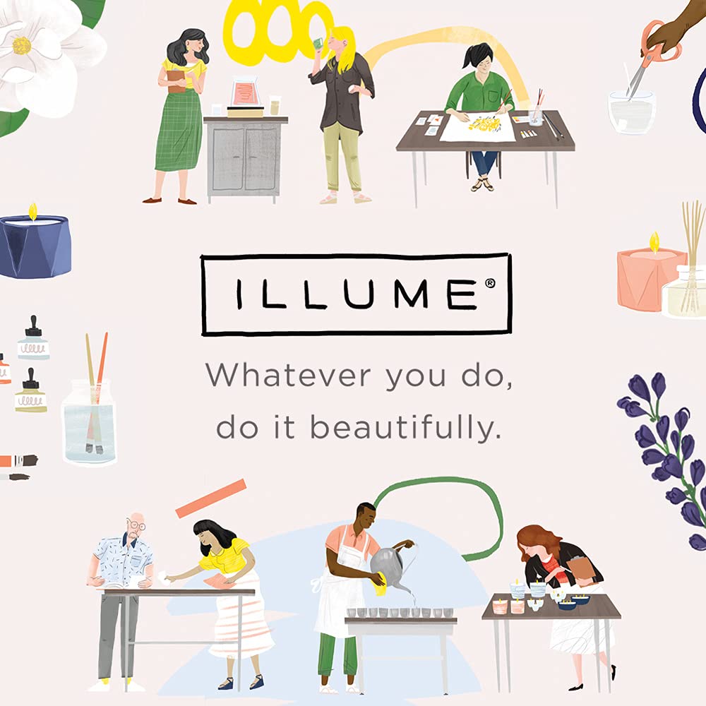 ILLUME Thai Lily Scented Soy Candle in Pink Vanity Tin - 11.8 oz for Home Decor, Relaxation & Aromatherapy | Perfect for Bedroom, Bathroom & Gift Giving