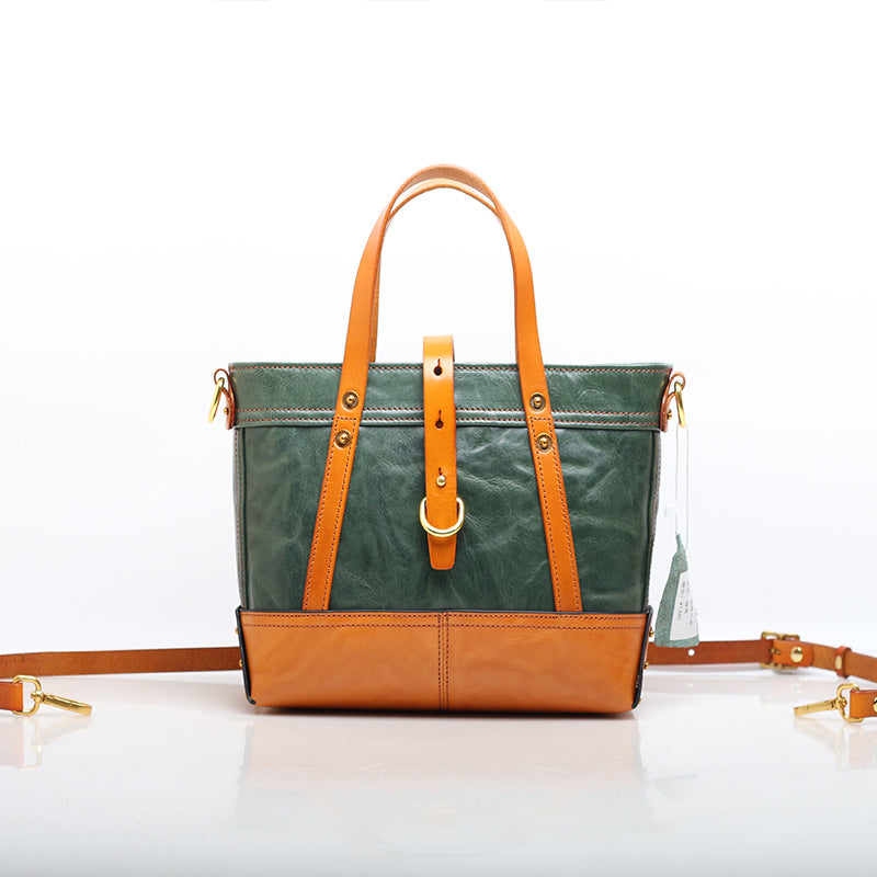 Premium Italian Leather Work Tote Bag for Women - Professional Office Briefcase, Laptop Bag & Business Travel Carryall - Perfect for Commuting, Meetings & Daily Use