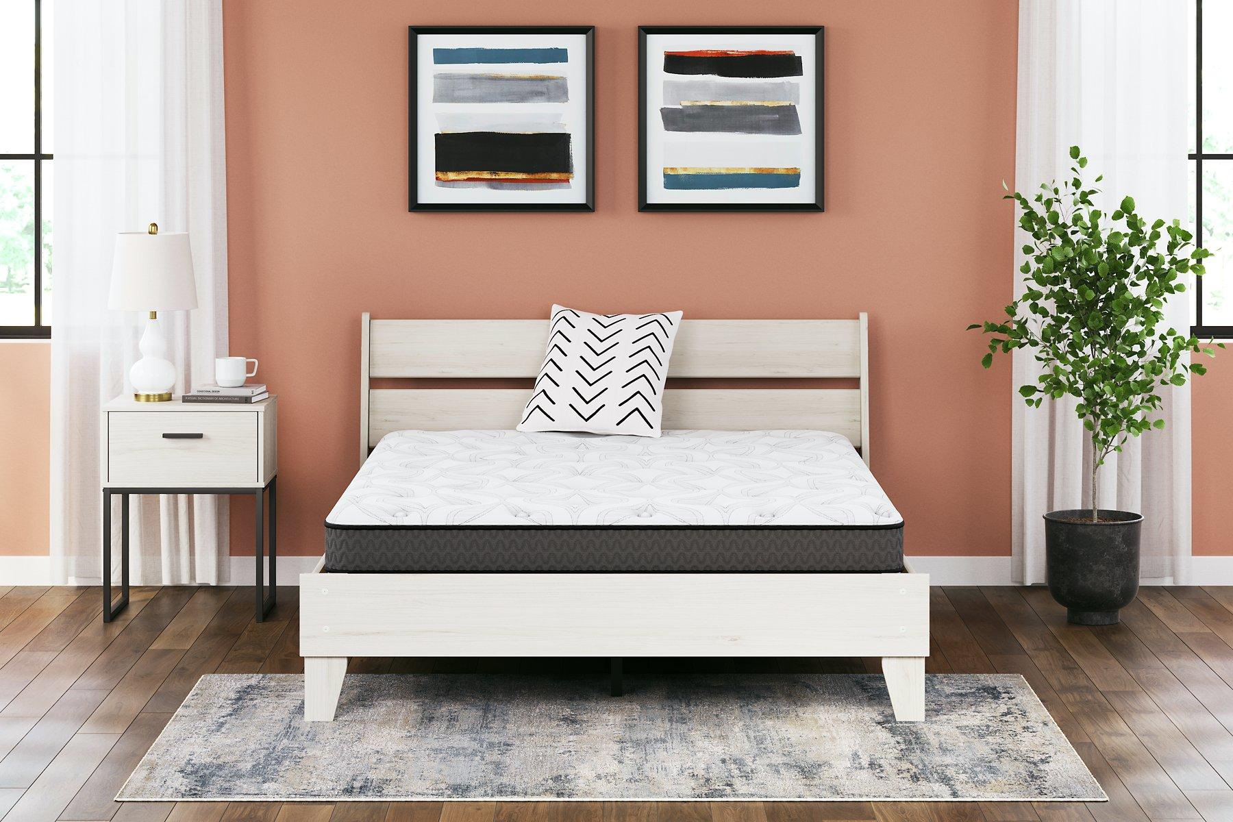 8 Inch Bonnell Hybrid Mattress - Medium Firm Support for Back & Side Sleepers - Cooling Gel Memory Foam & Pocketed Coils - Perfect for Guest Rooms, Dorms & Small Spaces