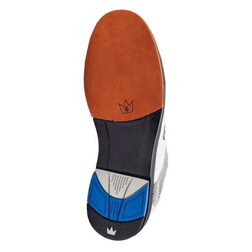 Brunswick Men's Fury White Right Hand Bowling Shoes - Lightweight & Comfortable for League Play & Tournaments - Perfect for Bowling Enthusiasts & Professionals