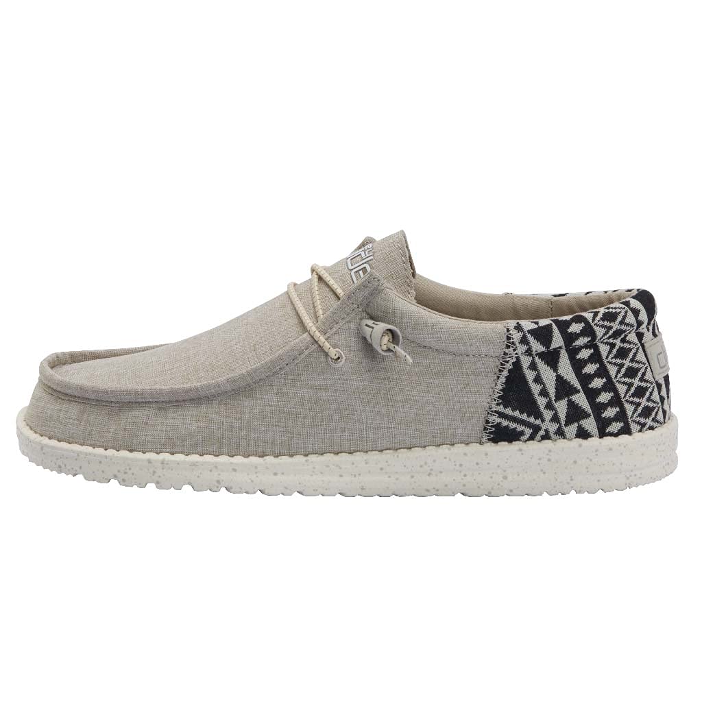 Hey Dude Men's Wally Funk Slip-On Loafers - Lightweight Comfortable Casual Shoes for Walking, Travel & Everyday Wear