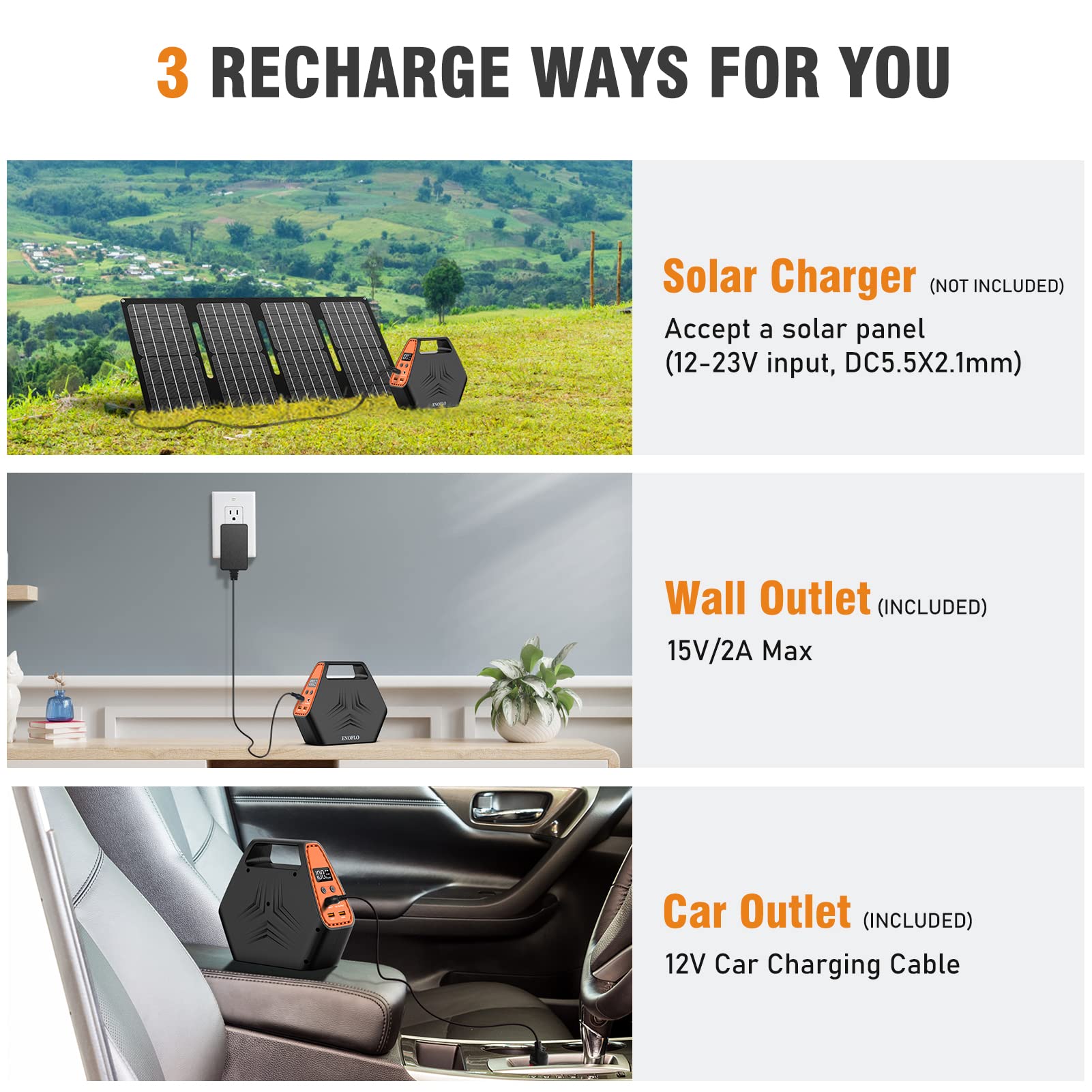 26400mAh Portable Power Bank with AC Outlet & 100W PD/QC 3.0 Fast Charging - 97Wh Laptop Charger Power Station for MacBook, iPhone, iPad, Tablet - Perfect for Travel, Camping & Emergency Power Backup