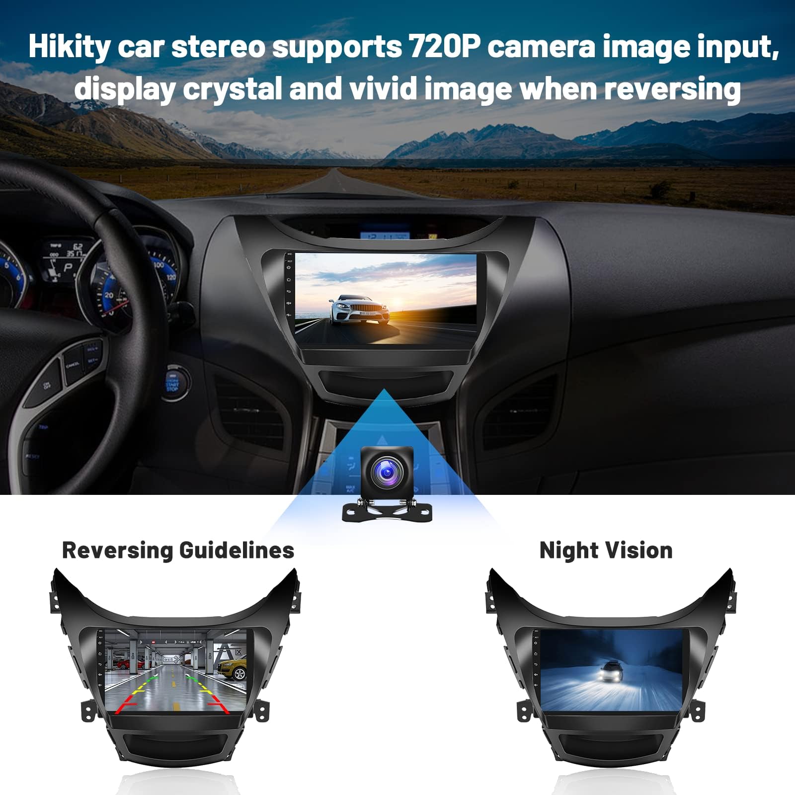 2011-2013 Hyundai Elantra Android 13 Car Stereo with Wireless CarPlay & Android Auto - 9