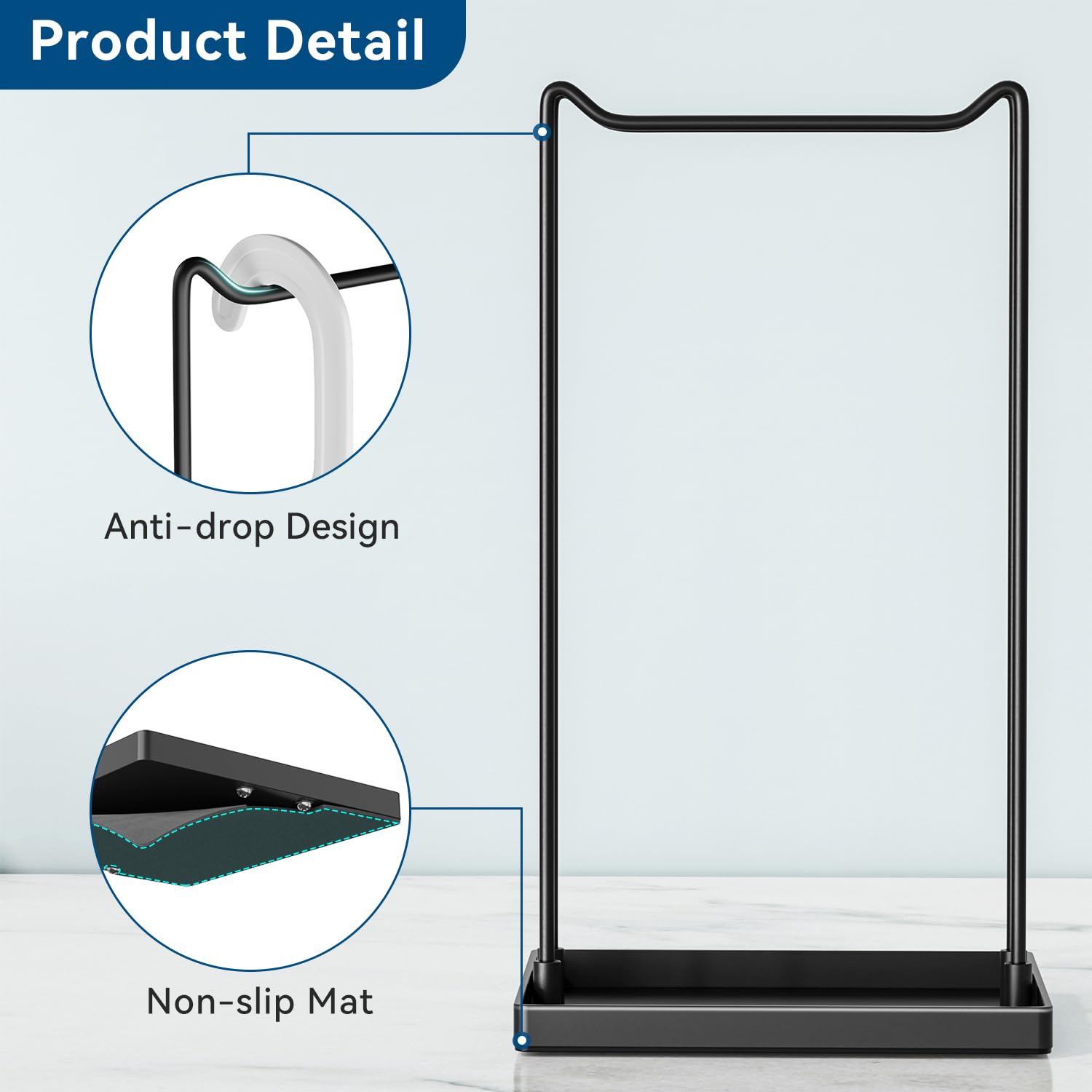 Space Saving Clothes Hanger Organizer - Heavy Duty Hanger Stacker Stand for Closet Storage | Perfect for Small Spaces, Dorm Rooms & Laundry Organization