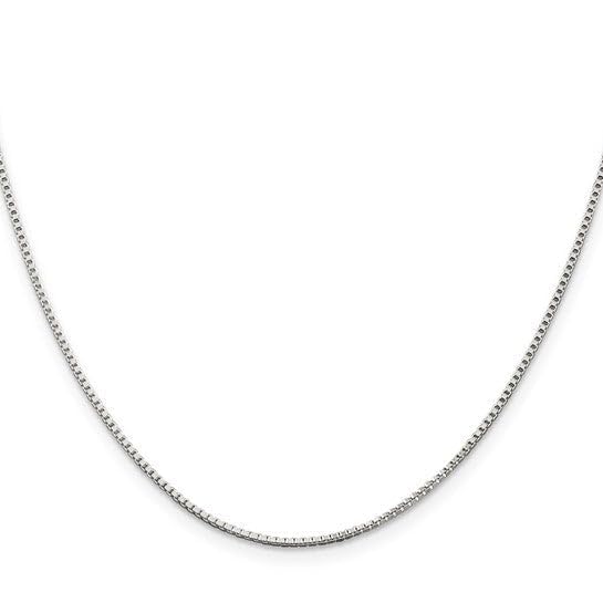 2.5mm Sterling Silver Box Chain Necklace for Women & Men - Perfect for Layering, Gifts & Everyday Wear