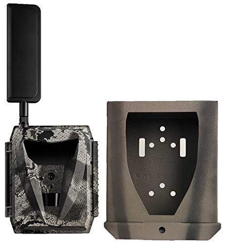 Spartan Ghost GoLive Verizon 4G LTE Trail Camera - Night Vision, Live Streaming, Steel Lock Box & Python Cable - Heavy Duty Tree Mount & 10W Solar Panel - Wildlife Monitoring, Hunting, Property Security