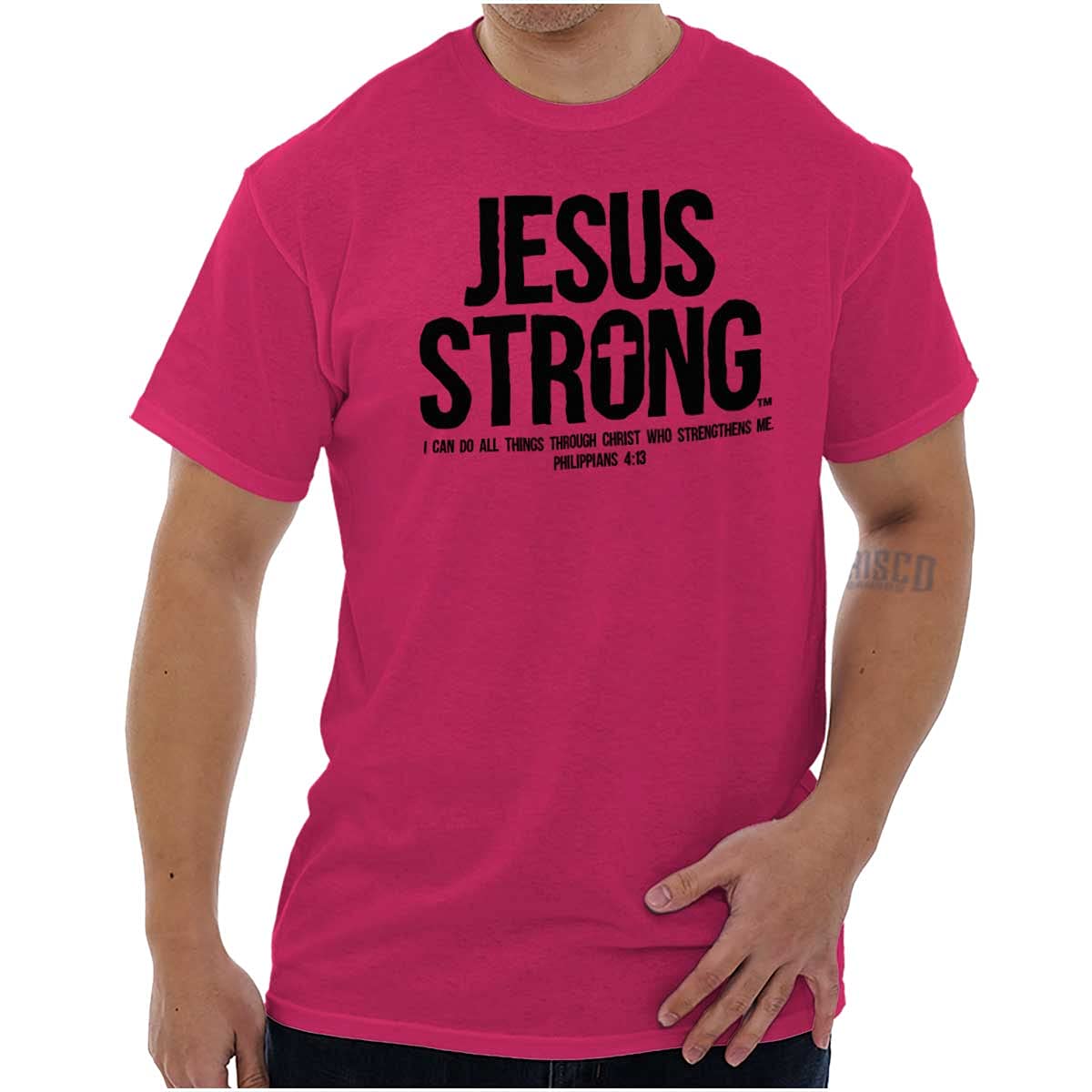 Bible Verse T-Shirt Philippians 4:13 for Men & Women - Faith Apparel