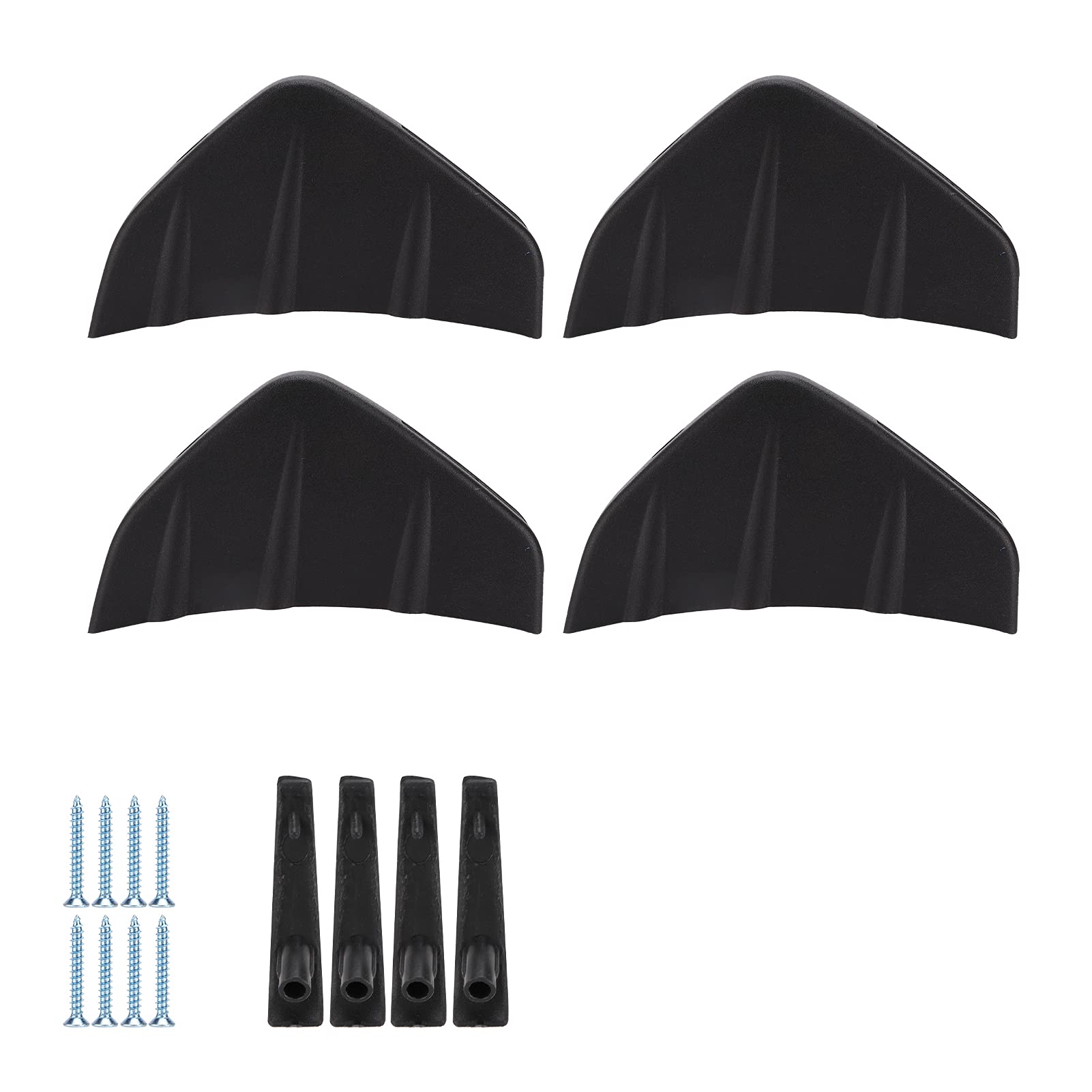 Shanrya Universal Black Rear Bumper Lip Protector - Easy Installation Car Accessory for Maintenance & Customization | Perfect for Parking Protection & Vehicle Styling
