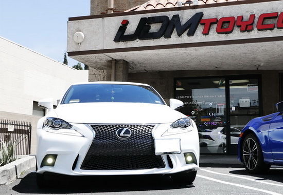 Flush Design Front Bumper Tow Hook License Plate Mount Bracket for Lexus IS CT - Perfect for Off-Roading, Car Shows & Street Legal Compliance