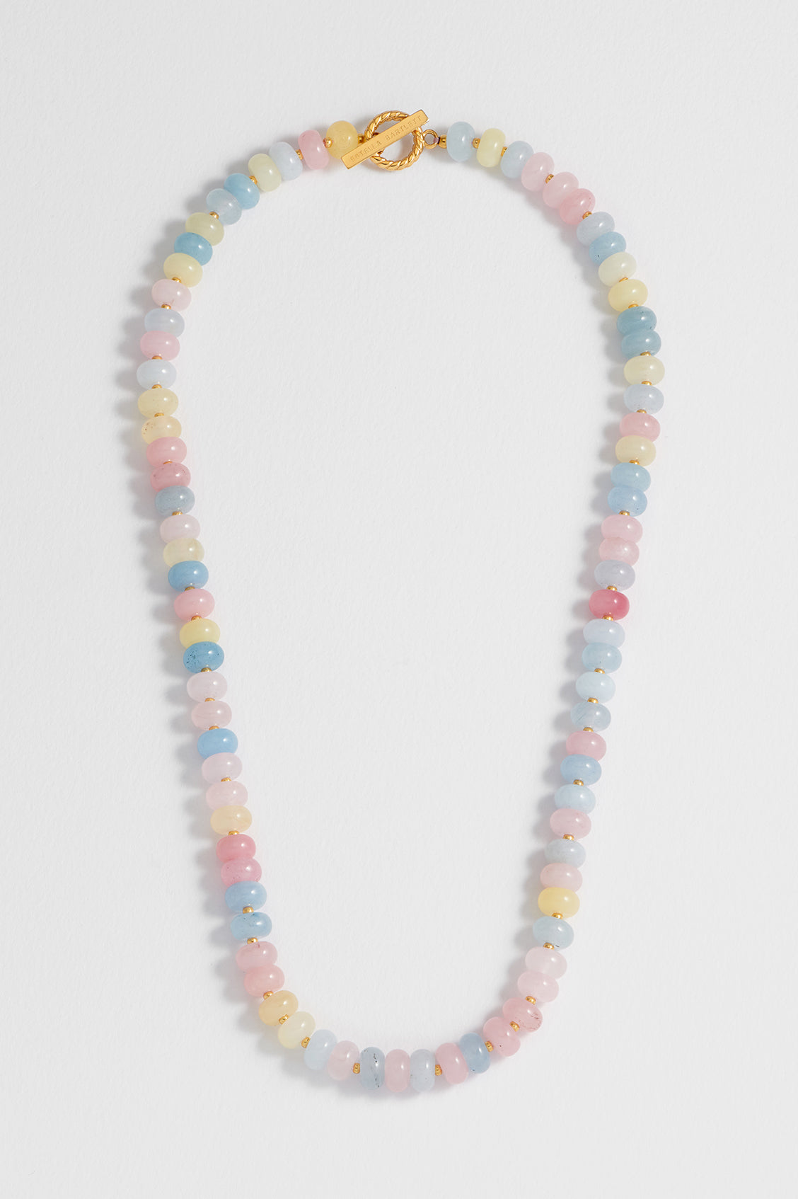 Pastel Multi Gemstone T Bar Necklace - Elegant Dainty Jewelry for Women | Perfect for Everyday Wear, Date Nights & Special Occasions