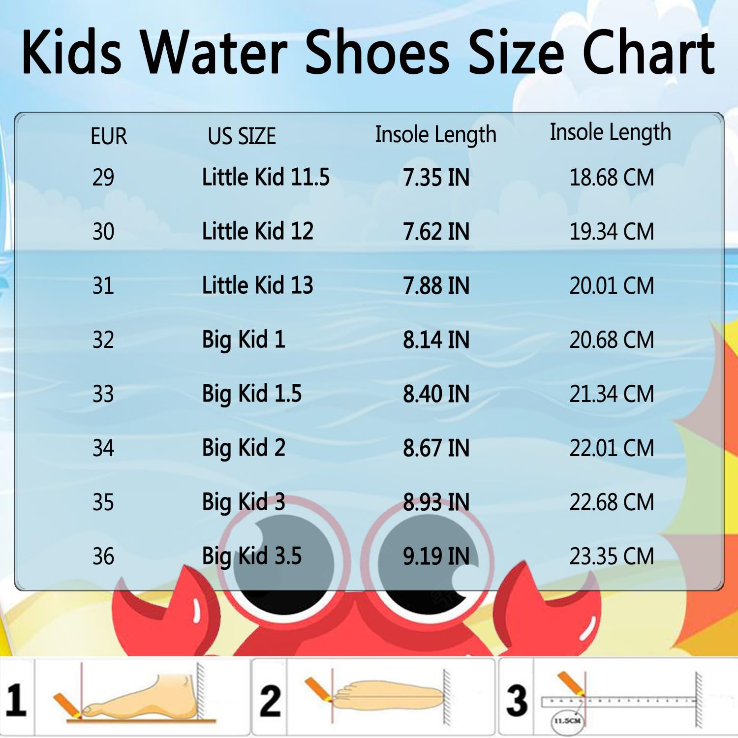 **Kids Water Shoes - Lightweight Quick-Dry Aqua Socks for Boys & Girls | Barefoot Beach, Pool, Swim & Hiking Sneakers | Slip-On Sandals for Little & Big Kids**    *(Perfect for beach vacations, pool parties, water parks, hiking trails & outdoor adventures!)*