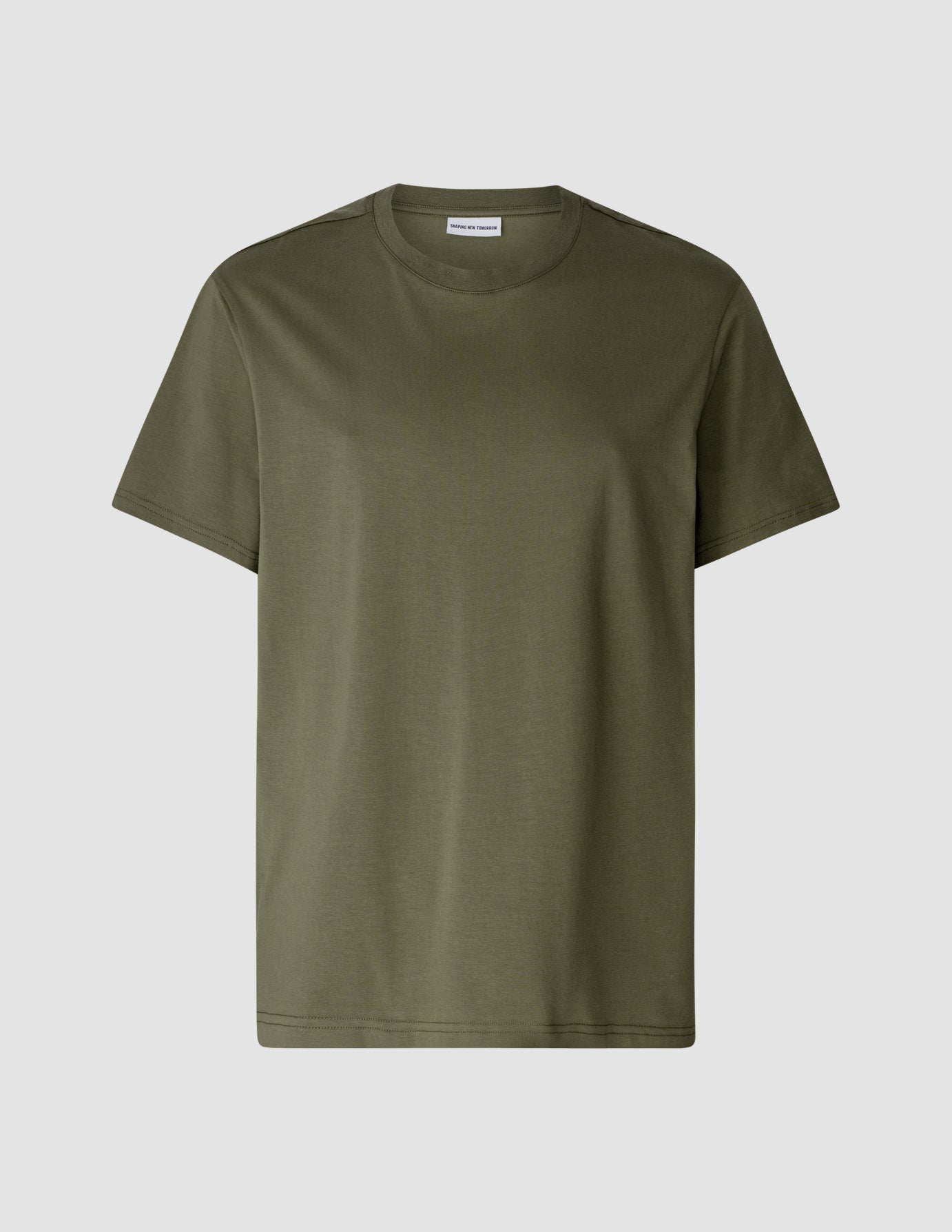Premium Supima Cotton T-Shirt for Men - Box Fit in Remote Green - Perfect for Casual Wear, Gym & Outdoor Activities