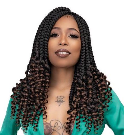 Janet Collection Crochet Braids Nala Tress 2X Jumbo Coil Box Braid 14