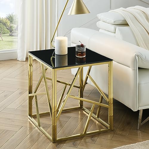 Gold End Table