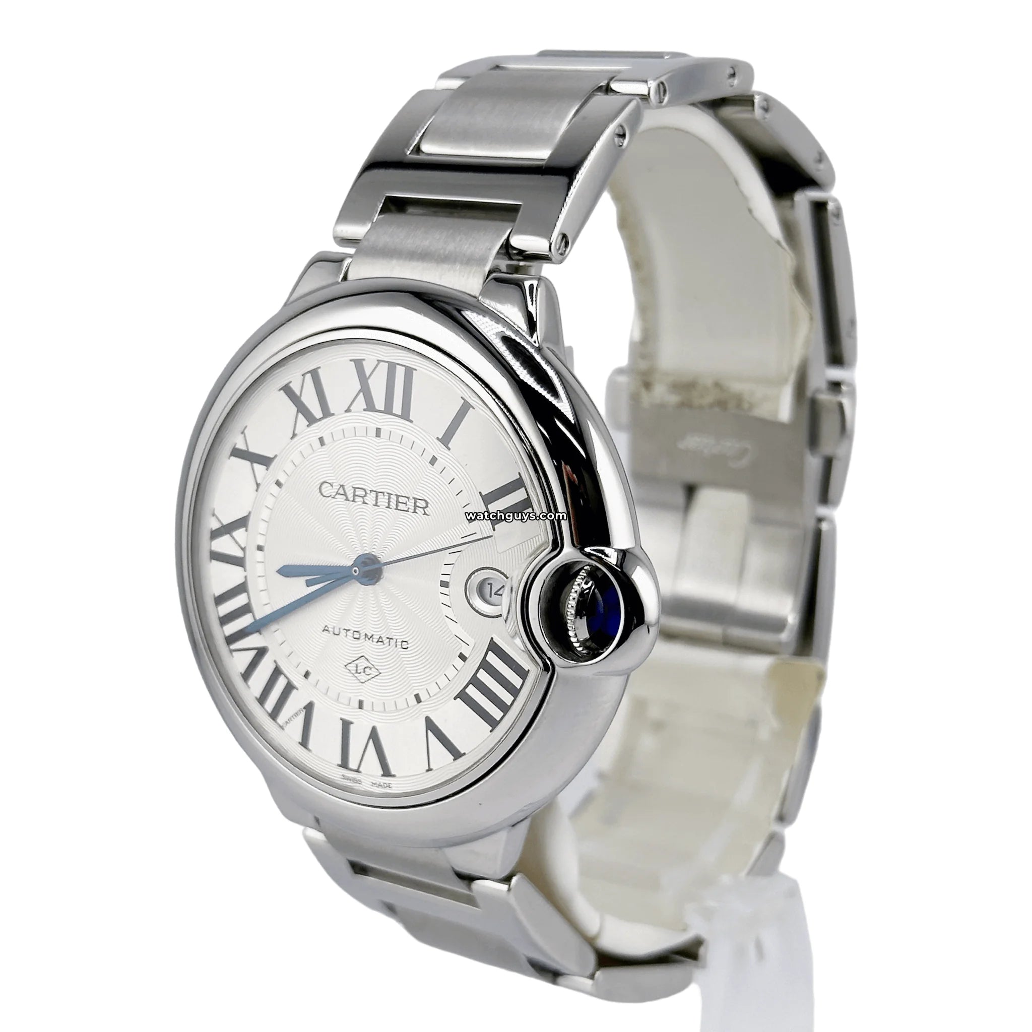 Cartier Ballon Bleu 42mm Automatic Men's Watch - 3765 Stainless Steel Luxury Timepiece for Business & Formal Occasions