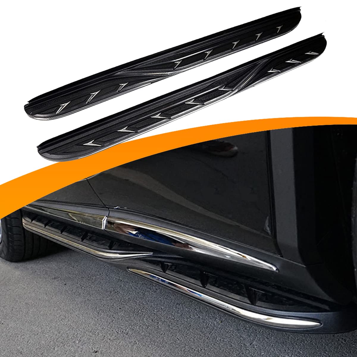 Snailfly Running Boards Side Step Compatible with Lexus RX350 RX350L RX450h RX450hL 2016-2022 - Durable Aluminum Alloy Nerf Bars for Off-Road & Daily Driving Protection