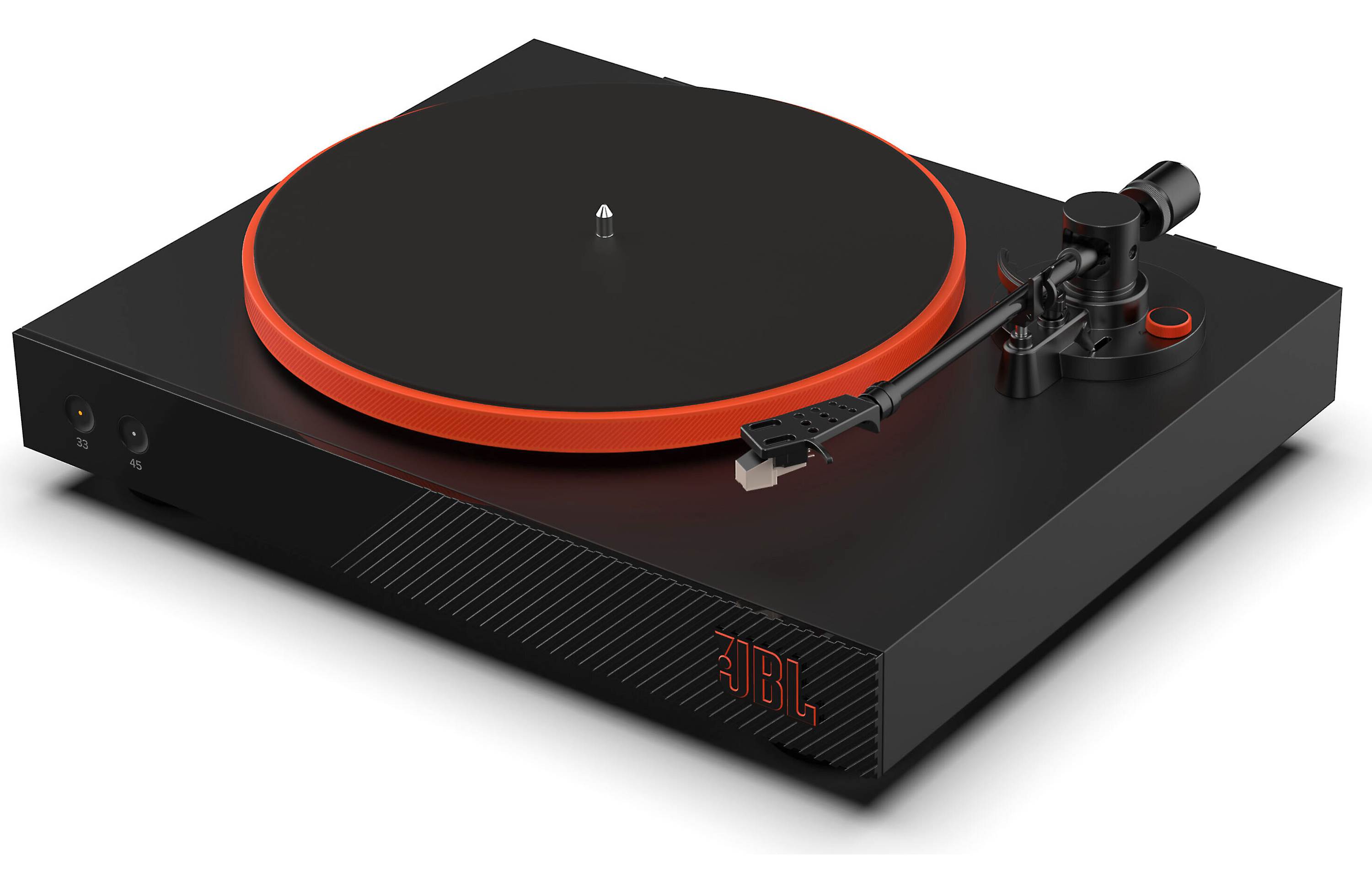 JBL Spinner BT Semi Automatic Turntable with Pre-Mounted Cartridge, Phono Preamp & Bluetooth - Wireless Vinyl Record Player for Home, Studio & DJ Use