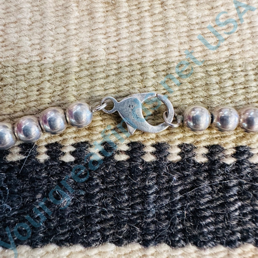 Vintage Graduated Sterling Silver Pearls Necklace for Women - Elegant Layered Pearl Jewelry Gift for Brides, Parties & Special Occasions