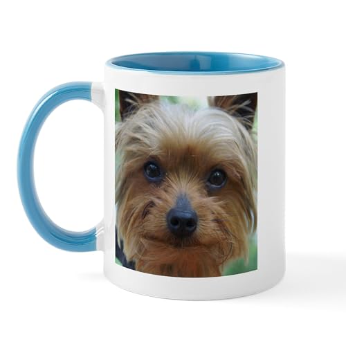 White/Blue Inside - Yorkie Mug
