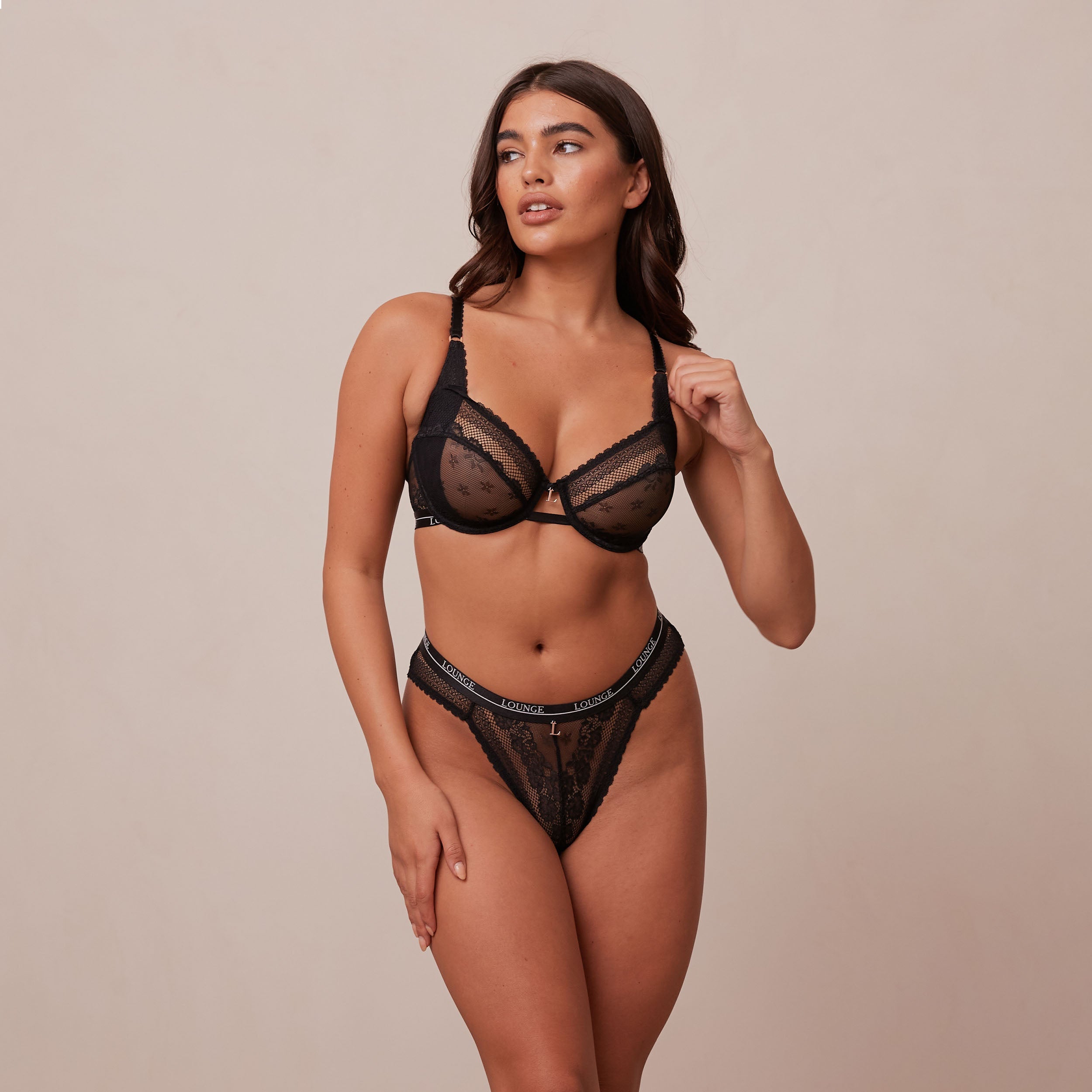 Liberty Balcony Bra - Comfortable & Supportive Underwire Bra in Black | Perfect for Everyday Wear & Special Occasions