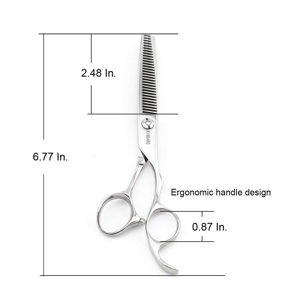 **Kinsaro Professional 5.5 Inch Hair Cutting Scissors & 6 Inch Thinning Shears - Barber & Hairstyling Tools for Precision Haircuts & Styling at Home or Salon**    *(Use for trimming, layering, thinning, and creating stylish haircuts for men, women, and kids.)*