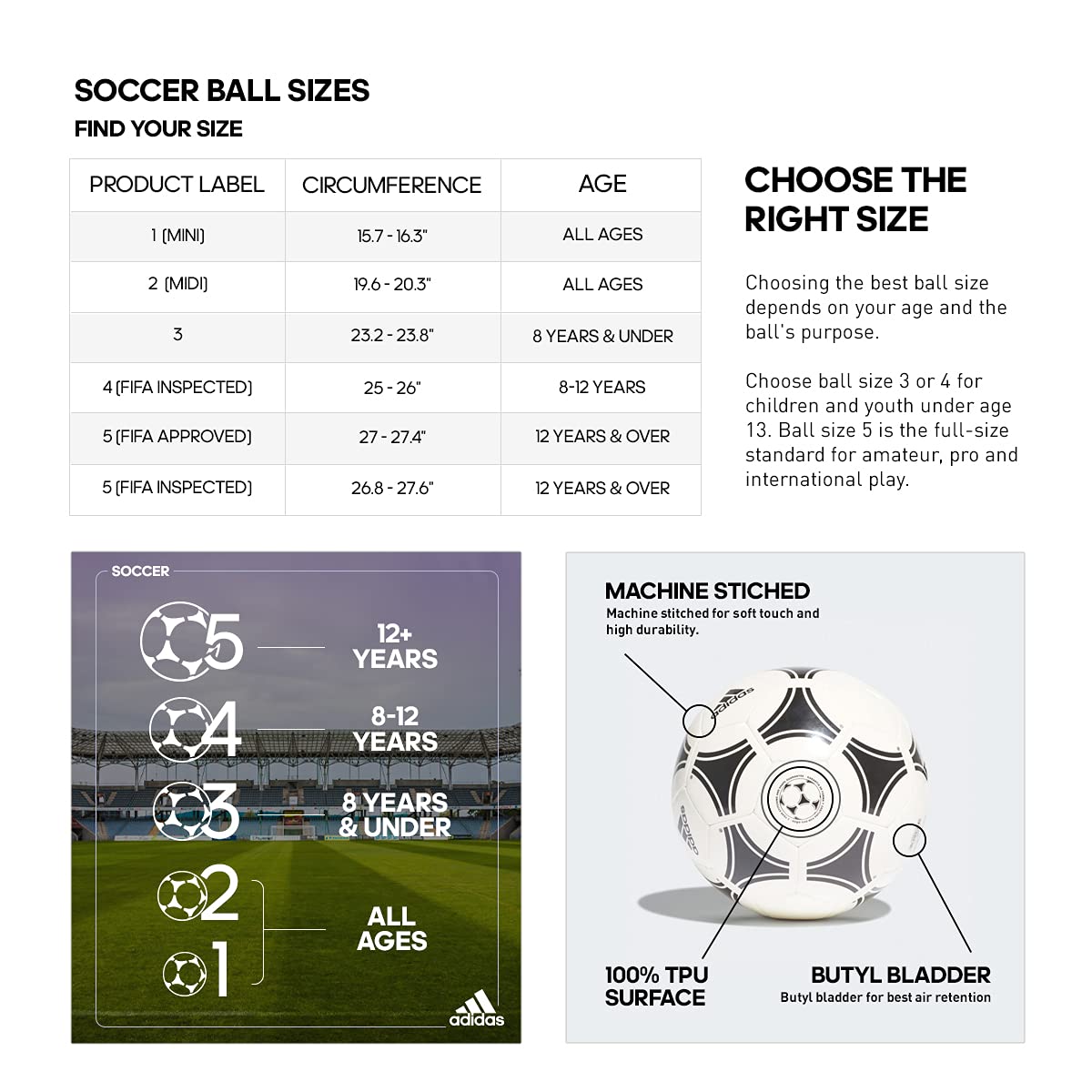 adidas Tiro League Sala Soccer Ball - Official Size 5 Indoor & Outdoor Training Football - Perfect for Soccer Practice, Matches, and Gifts