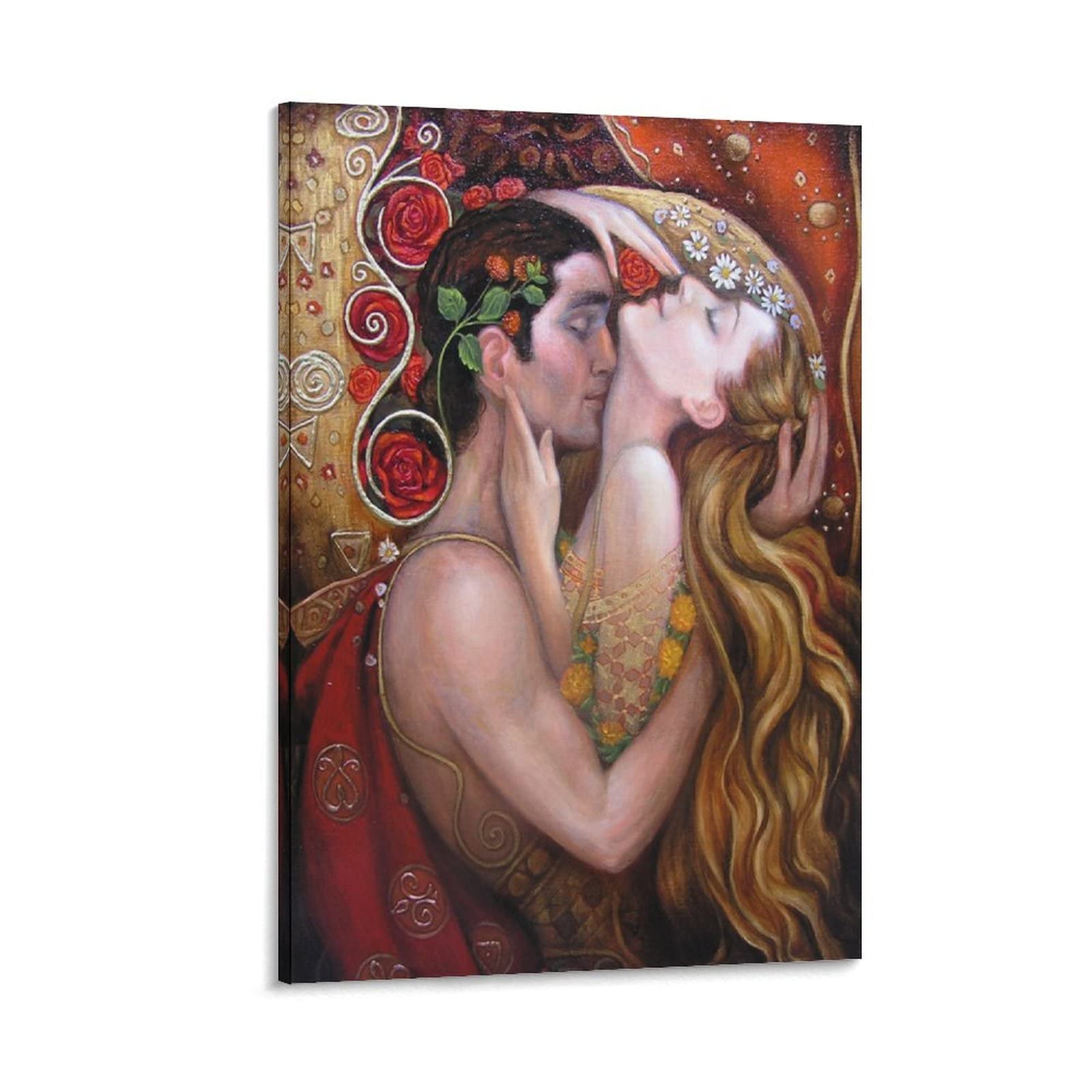 Irina Vitalievna Karkabi Romantic Women Portrait - Vintage Oil Painting Art Posters & Canvas Prints (8-Piece Set) - Wall Decor for Living Room, Bedroom, Office & Dining Room