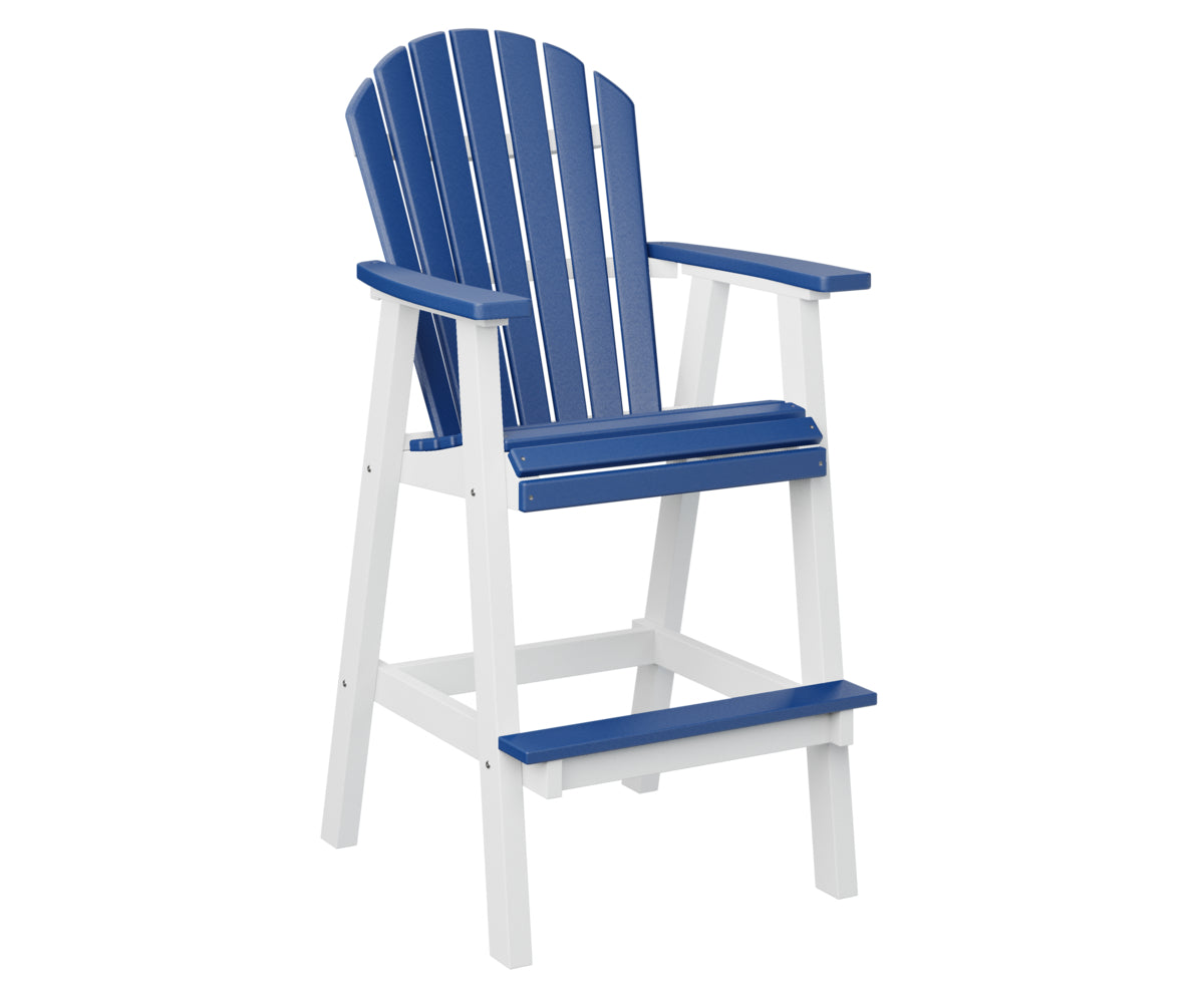 Pacific Blue on White