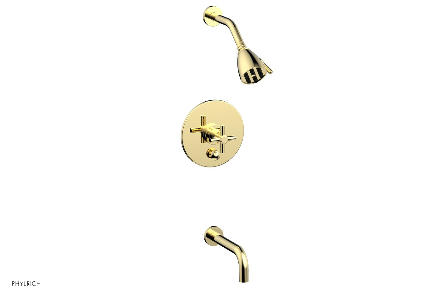 BASIC Pressure Balance Tub and Shower Set - 7 1/2