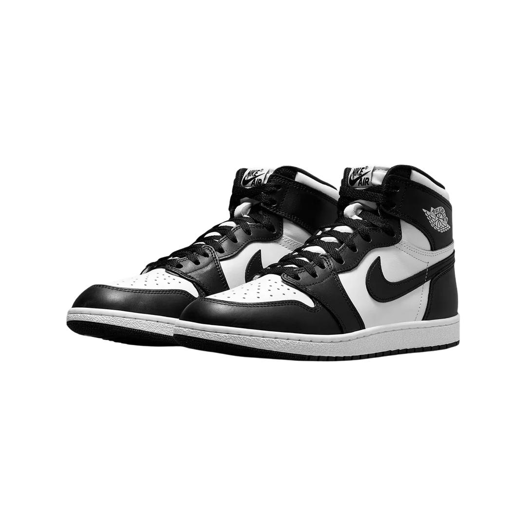 Original Air Jordan 1 Retro High '85 Basketball Shoes - Black & White Panda Colorway for Men | Classic Sneakers for Streetwear, Basketball & Casual Wear