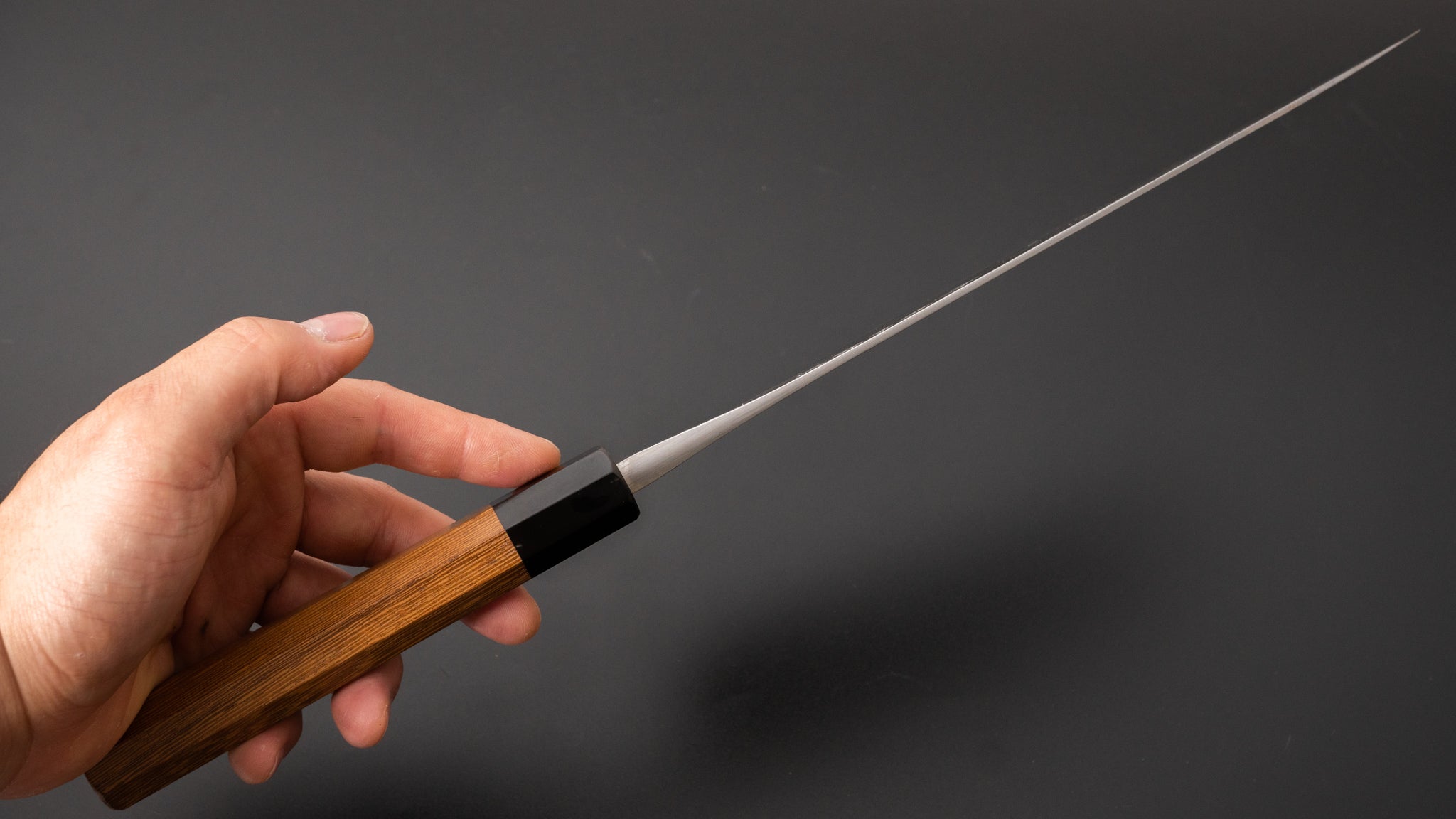 Premium Jiro Tsuchime Wa Gyuto 240mm Japanese Chef Knife with Taihei Tagayasan Handle - Perfect for Sushi, Meat Cutting & Professional Kitchen Use