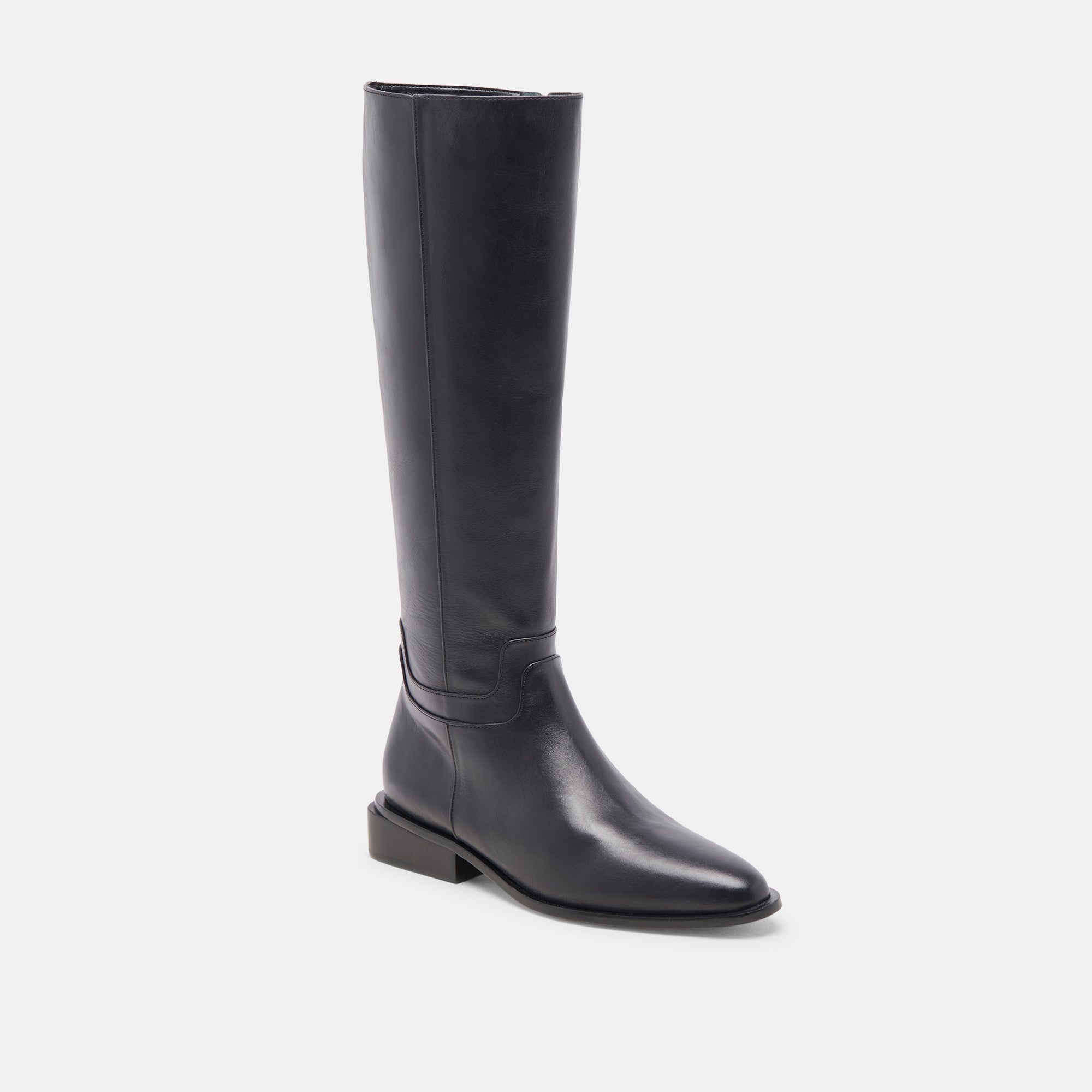 Verdi Wide Calf Boots for Women - Genuine Black Leather Ankle Boots for Comfort & Style - Perfect for Work, Casual Wear & Outdoor Activities