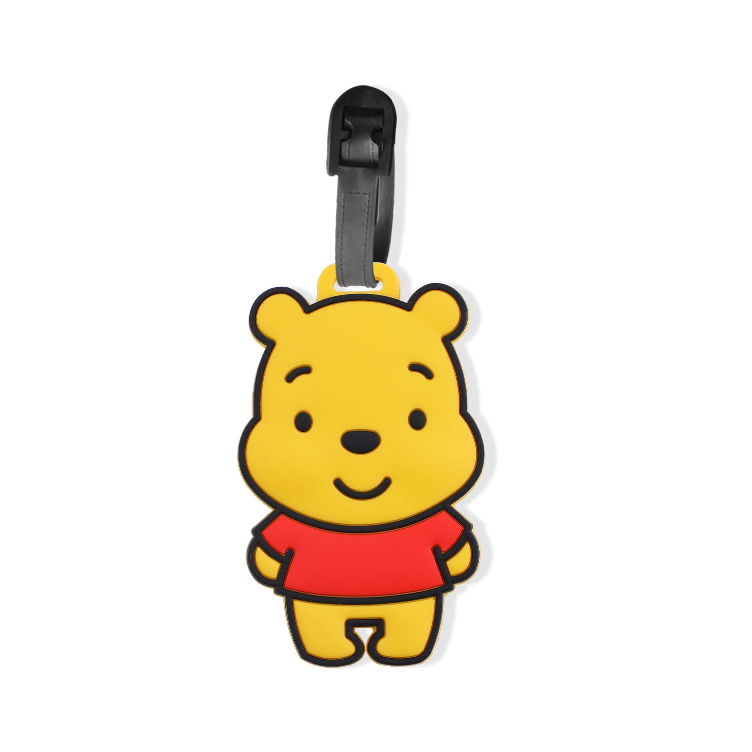 Disney Pooh Luggage ID Tag with Belt Strap for Travel Bags