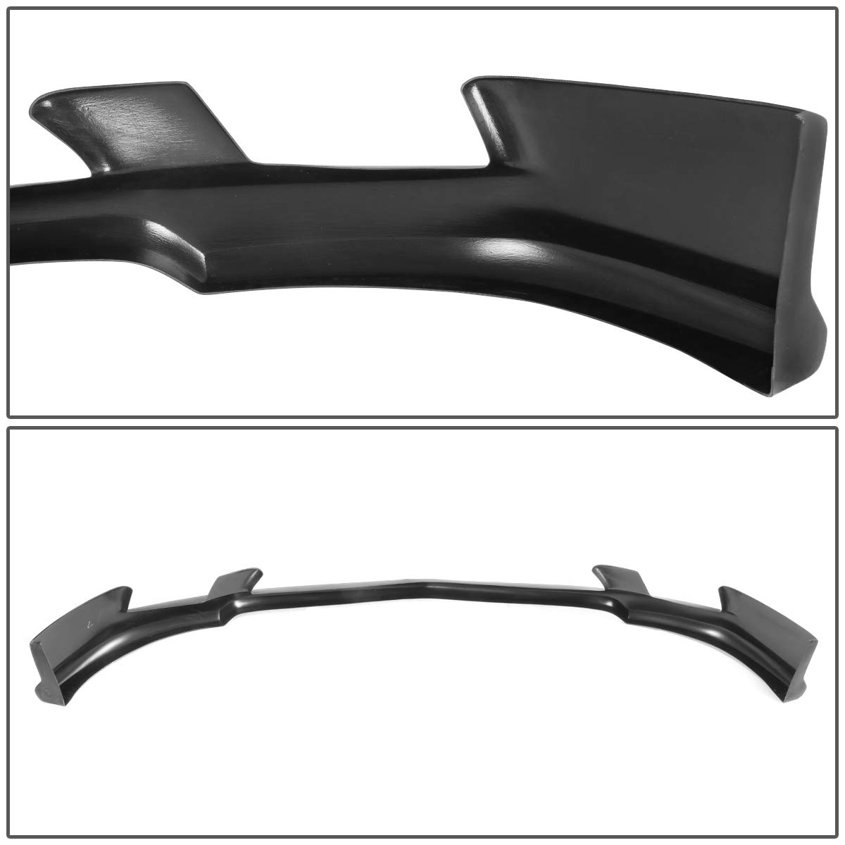 DNA Motoring BPLIP-0008 Front Bumper Lip Splitter Chin Spoiler Body Kit - Universal Fit for Cars & Trucks - Enhance Aerodynamics & Sporty Look - Perfect for Racing, Car Shows & Street Performance