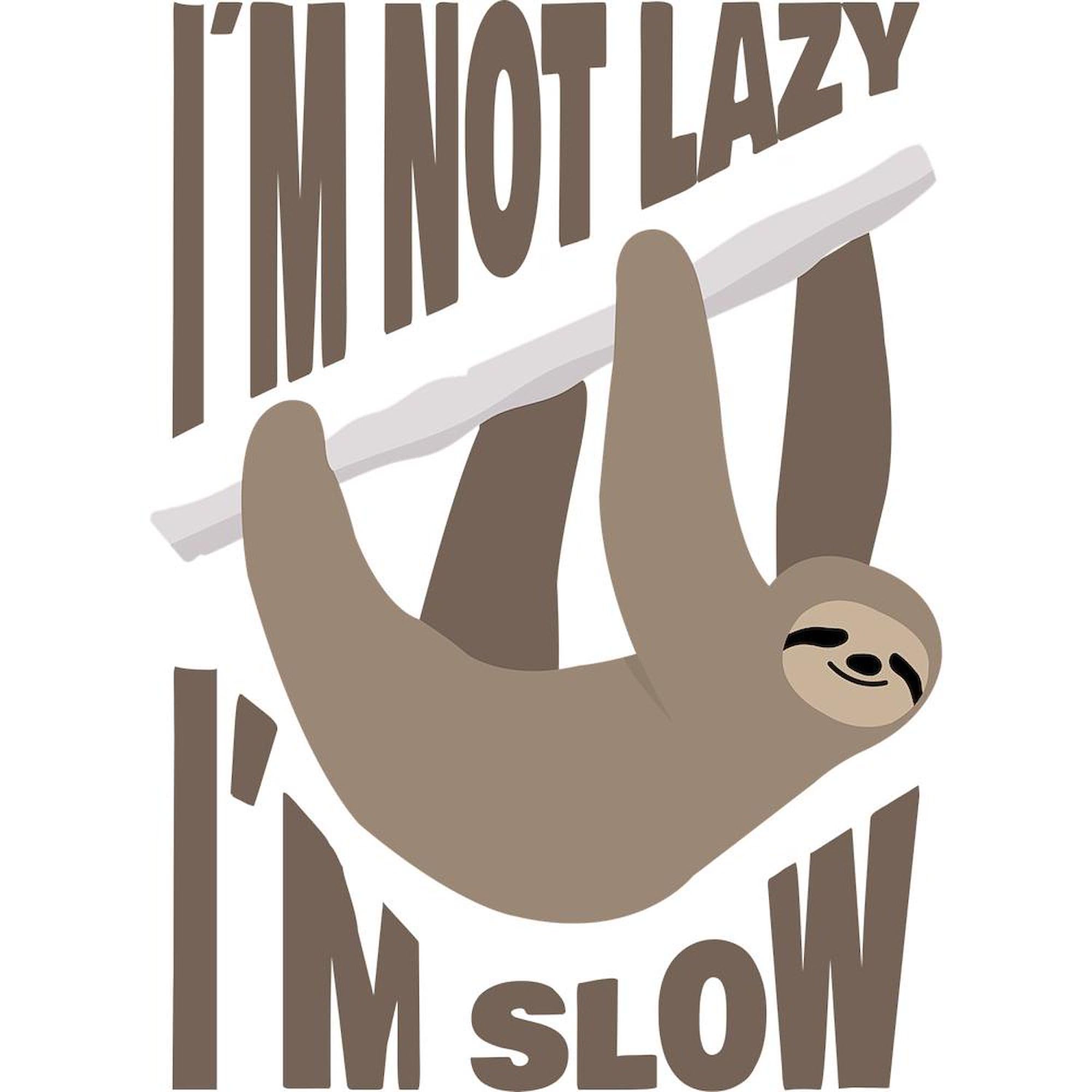 Funny 'I'm Not Lazy I'm Slow' 20oz Ceramic Coffee Mega Mug by CafePress - Perfect for Office Humor, Gift for Coffee Lovers & Slow Morning Relaxation