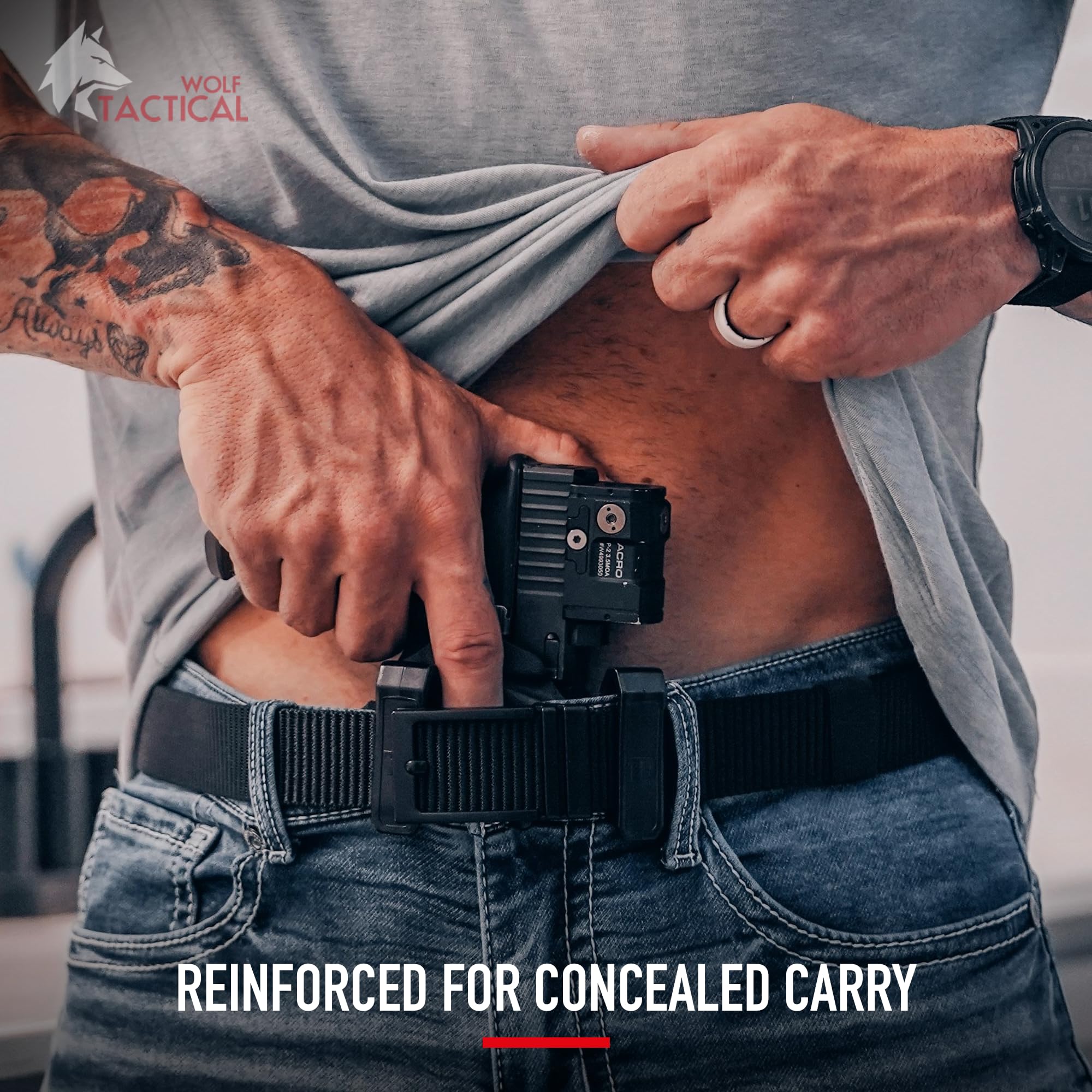 WOLF TACTICAL Ratchet EDC Belt - 1.5