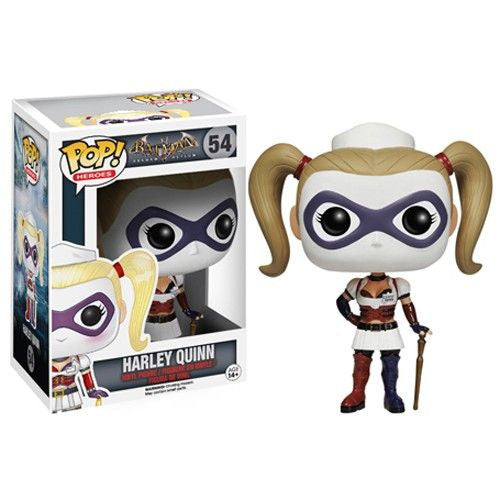 DC Universe Pop! Vinyl Figure - Nurse Harley Quinn from Batman: Arkham Asylum - Collectible #54 - Perfect for Comic Fans, Office Decor & Gift Giving