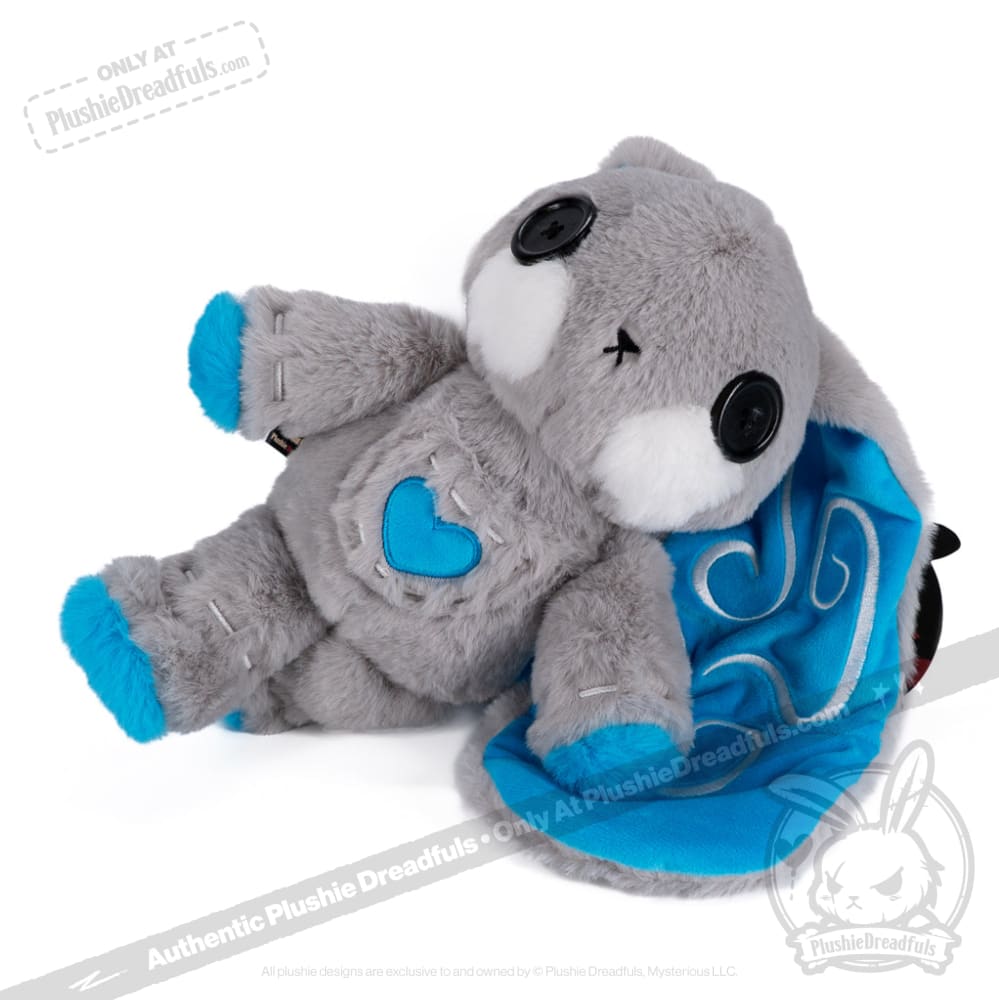 Plushie Dreadfuls Asthma Rabbit V2 - Soft Stuffed Animal Toy for Kids with Asthma Awareness | Cute Comfort Plush for Bedroom Decor, Gift for Children with Breathing Conditions