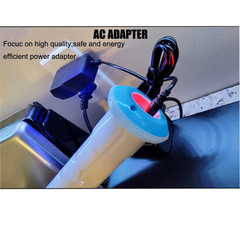 9V Replacement Charger for Hurricane Spin Scrubber Brush - Compatible with HSS1, HSSI & JF-DY085030 Models - Fast Charging for TeleBrands Corp Turbo Scrubber - Perfect for Deep Cleaning Bathrooms, Tiles, and Kitchen Surfaces