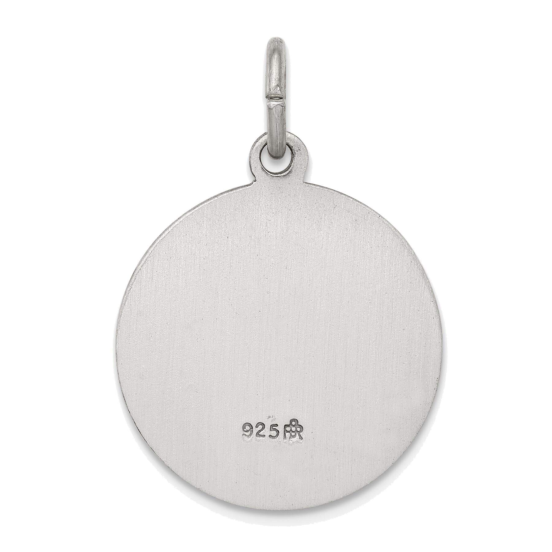 Sterling Silver St. Peregrine Medal - Religious Jewelry for Protection