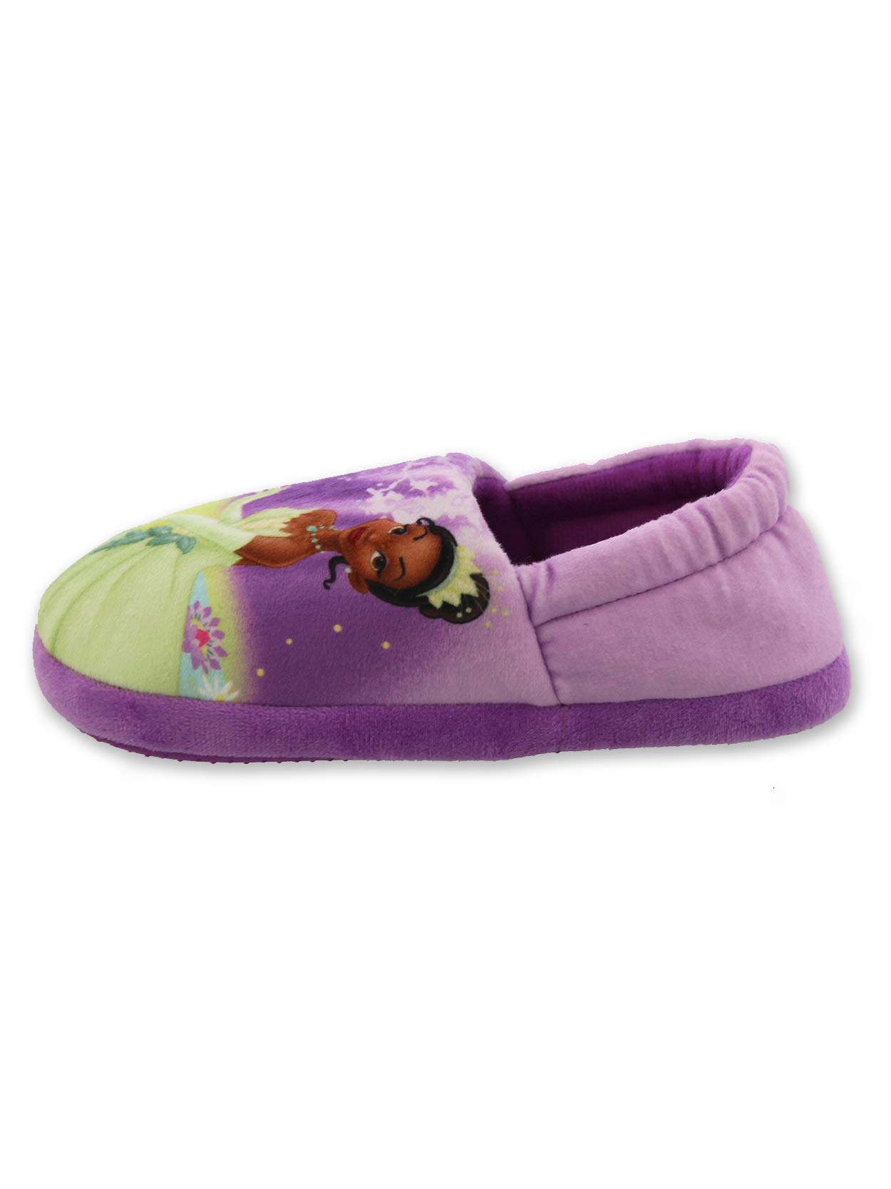 Disney Princess Girls Toddler Plush Aline Slippers - Soft & Comfortable House Shoes for Kids, Perfect for Indoor Play, Birthday Gifts & Dress-Up Fun