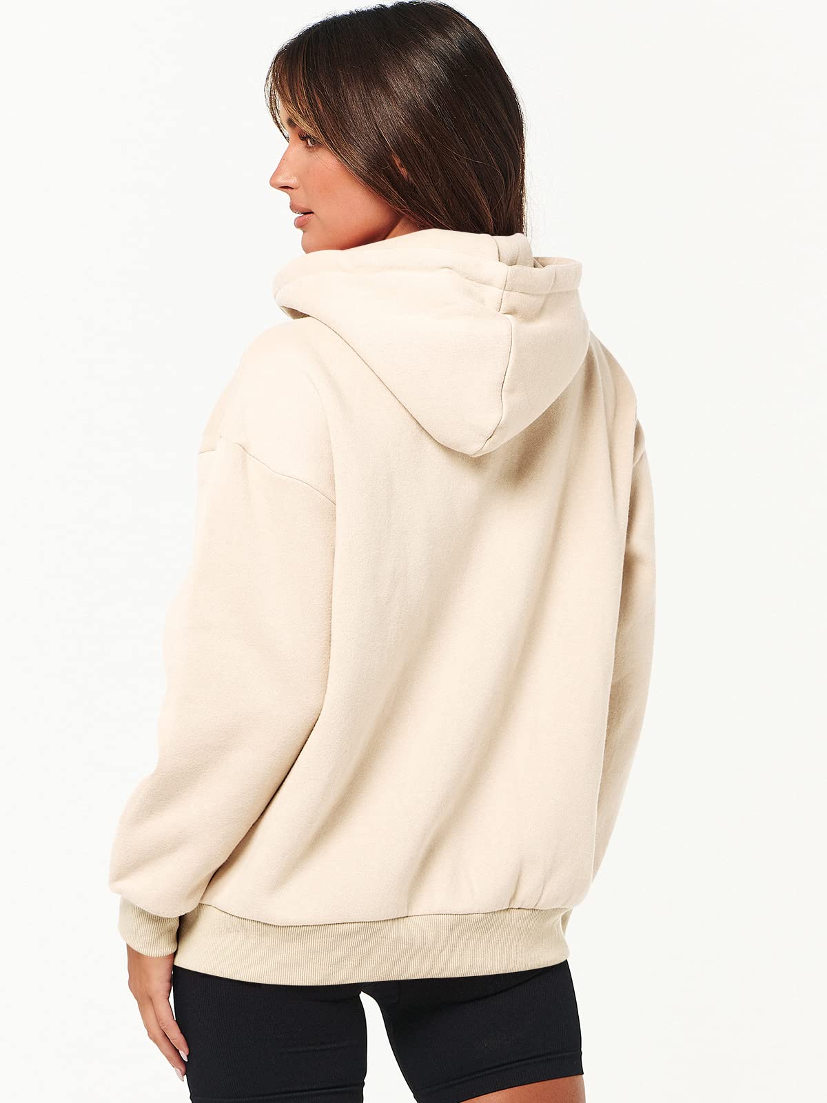 ANRABESS Women's Oversized Zip Up Hoodie - Fleece Long Sleeve Sweatshirt with Pockets | Y2K Fashion Jacket for Fall 2025 | Cozy Casual Wear for Street Style, Loungewear & Outdoor Activities