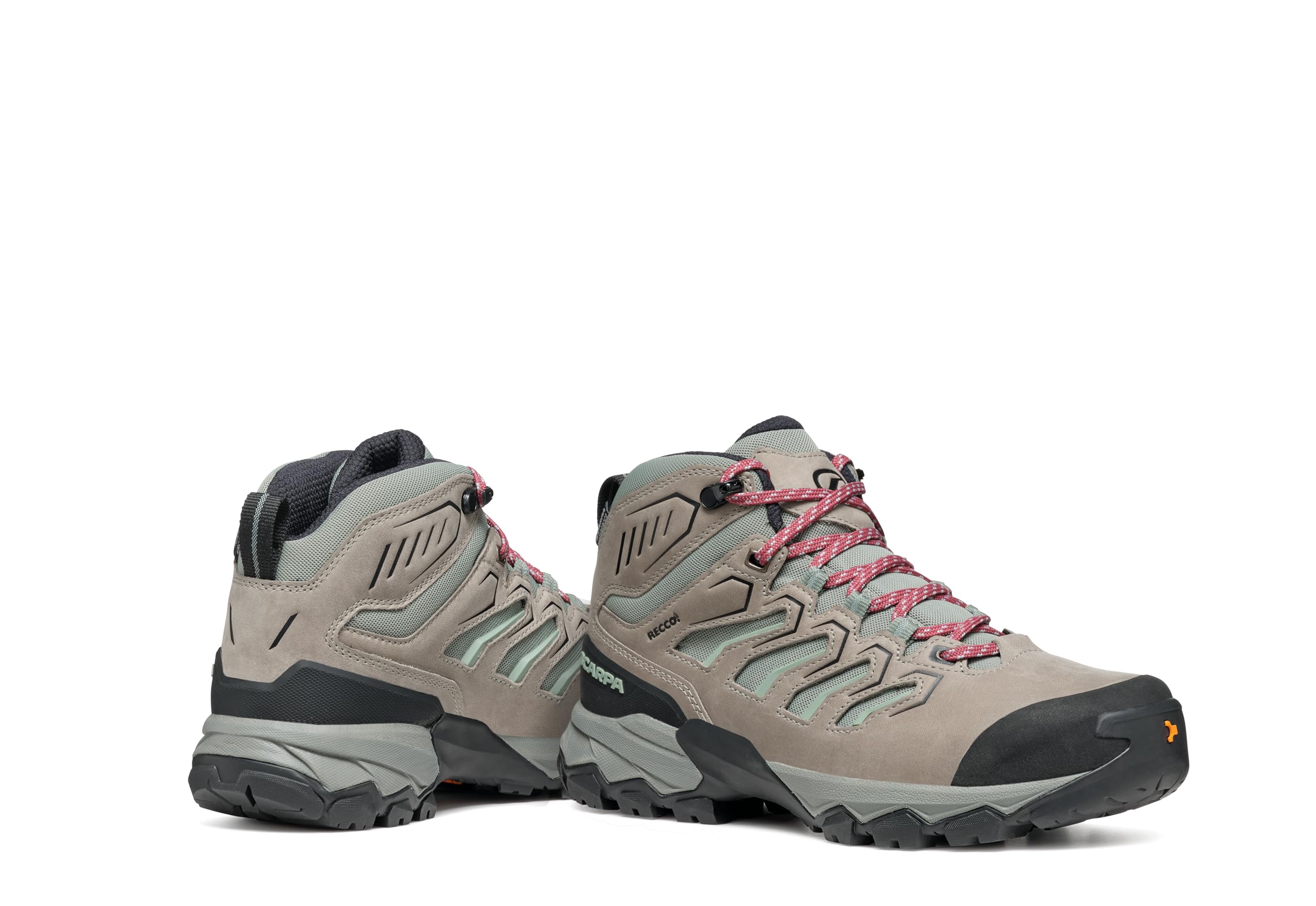 SCARPA Women's Moraine Mid WP Waterproof Breathable Hiking Boots - Lightweight Backpacking Shoes for Outdoor Adventures & Trail Walking