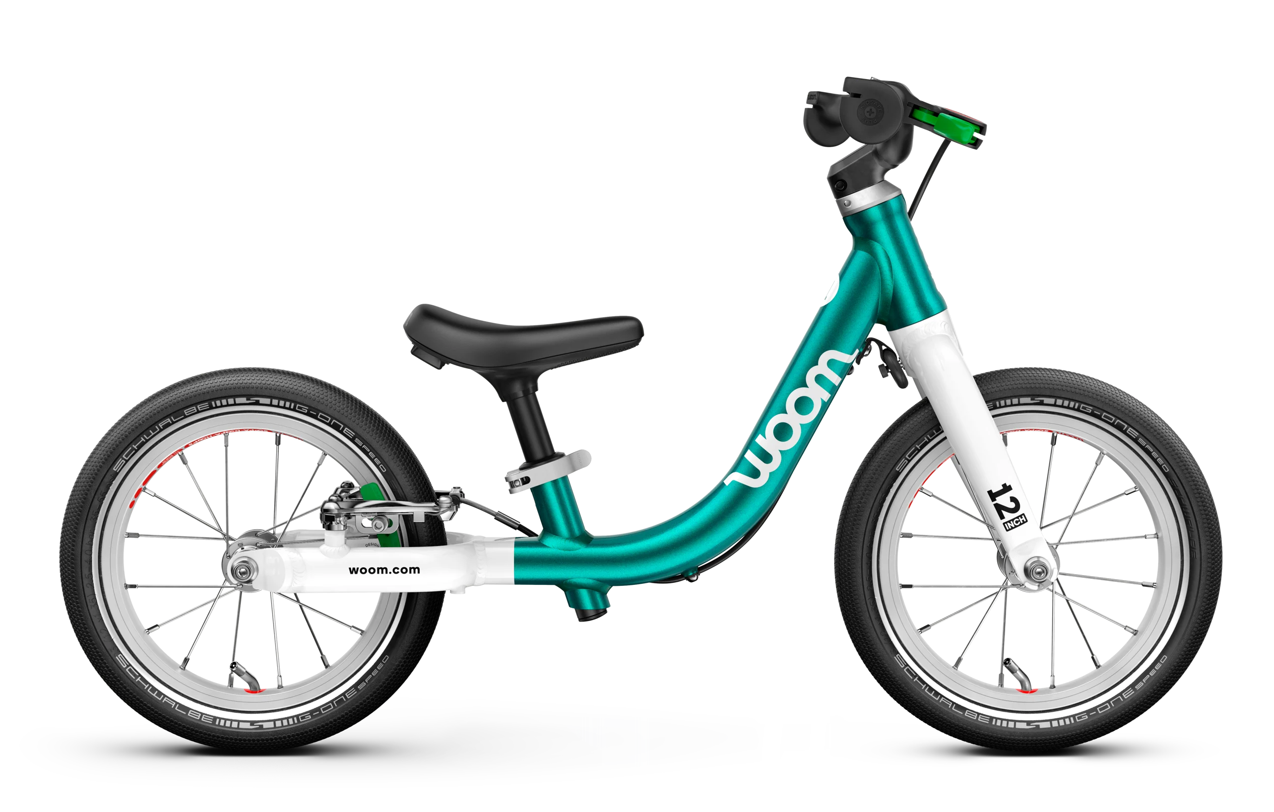 Woom Go 1 Toddler Balance Bike - Lightweight & Safe First Bike for Kids Ages 1.5-3.5 Years | Perfect for Learning to Ride, Outdoor Play & Early Childhood Development