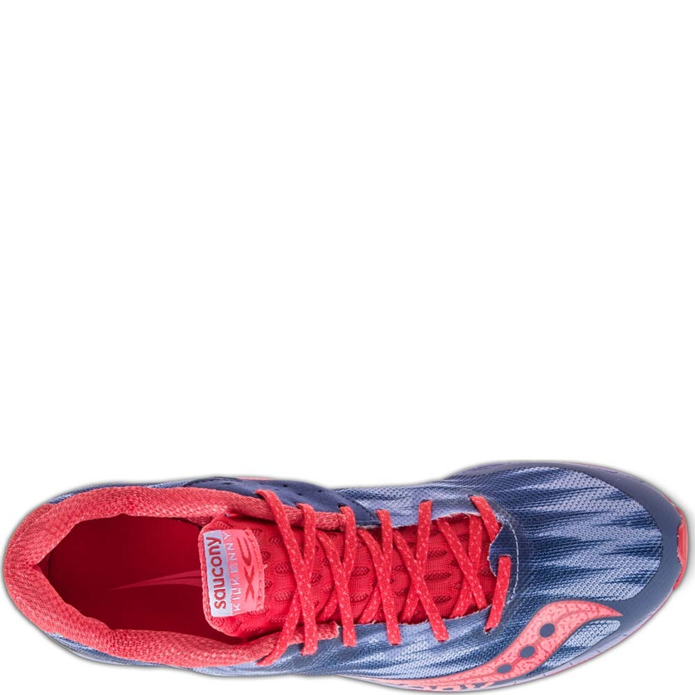 Saucony Women's Kilkenny XC Cross Country Running Spikes - Lavender & Red - Size 10.5 Regular Width - Lightweight Track Shoes for Trail Racing & Outdoor Training
