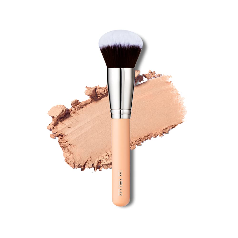 THE TOOL LAB 151 All Over Face Powder Brush - Premium Synthetic Bristles for Liquid, Powder & Contouring | Multi-Purpose Blush Brush for Flawless Makeup Application | Perfect for Daily Use & Professional Makeup Kits