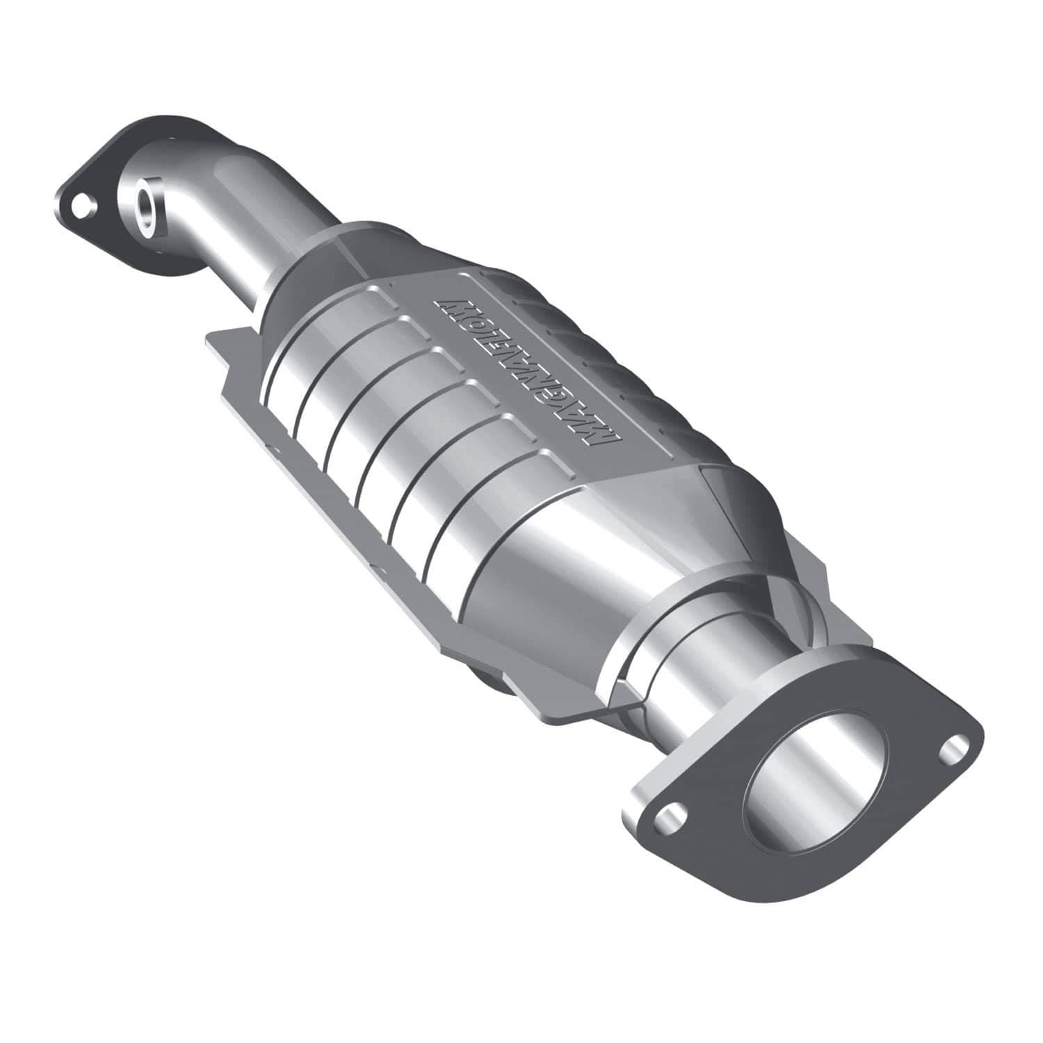 MagnaFlow 93206 Direct Fit Catalytic Converter - Stainless Steel, High Flow, EPA Compliant for Ford F150, Chevy Silverado & Dodge Ram - Improve Engine Performance & Reduce Emissions