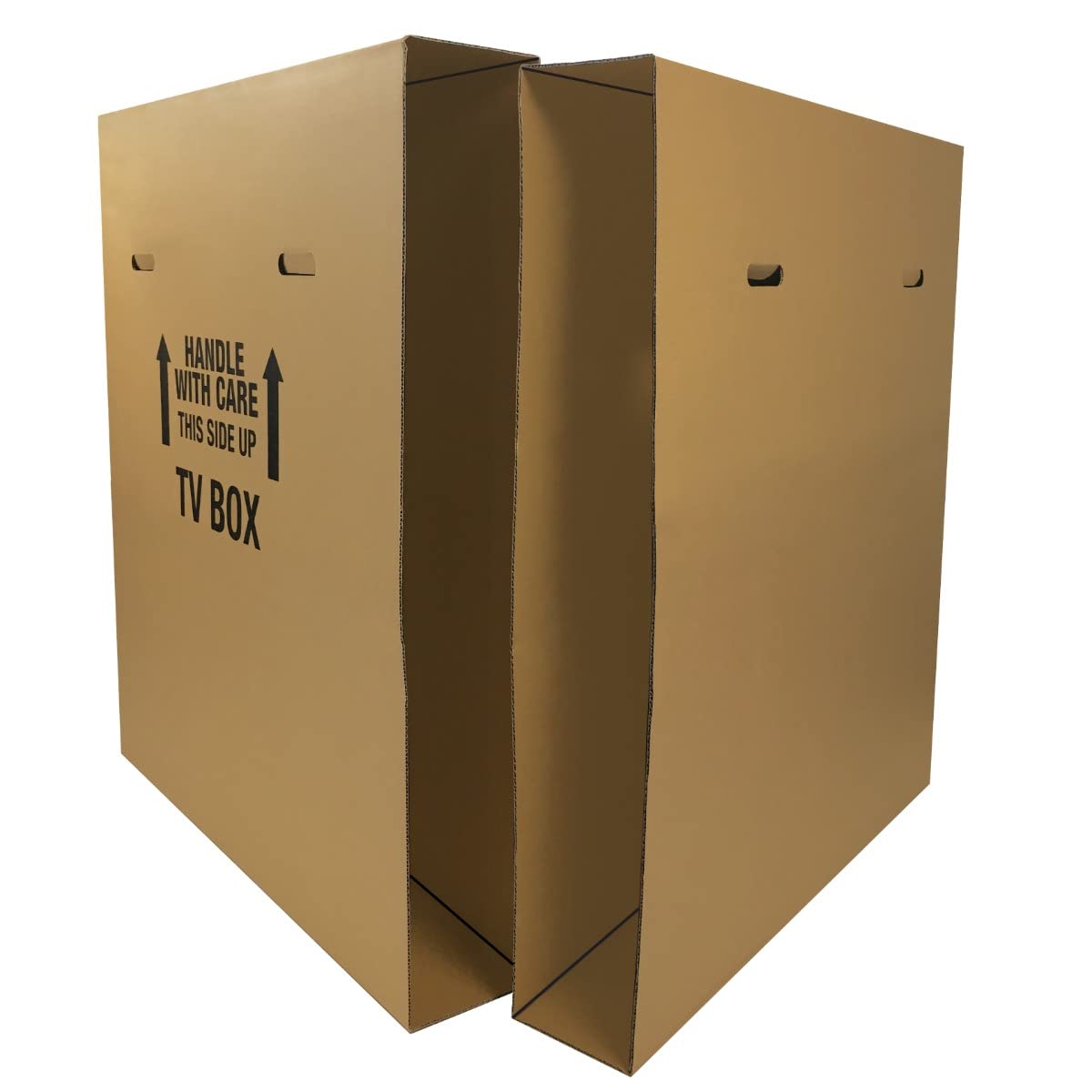 uBoxes TV Moving Boxes - 2 Pack Heavy Duty Television Shipping Boxes for Safe Transport | Perfect for Moving, Storage & Electronics Shipping