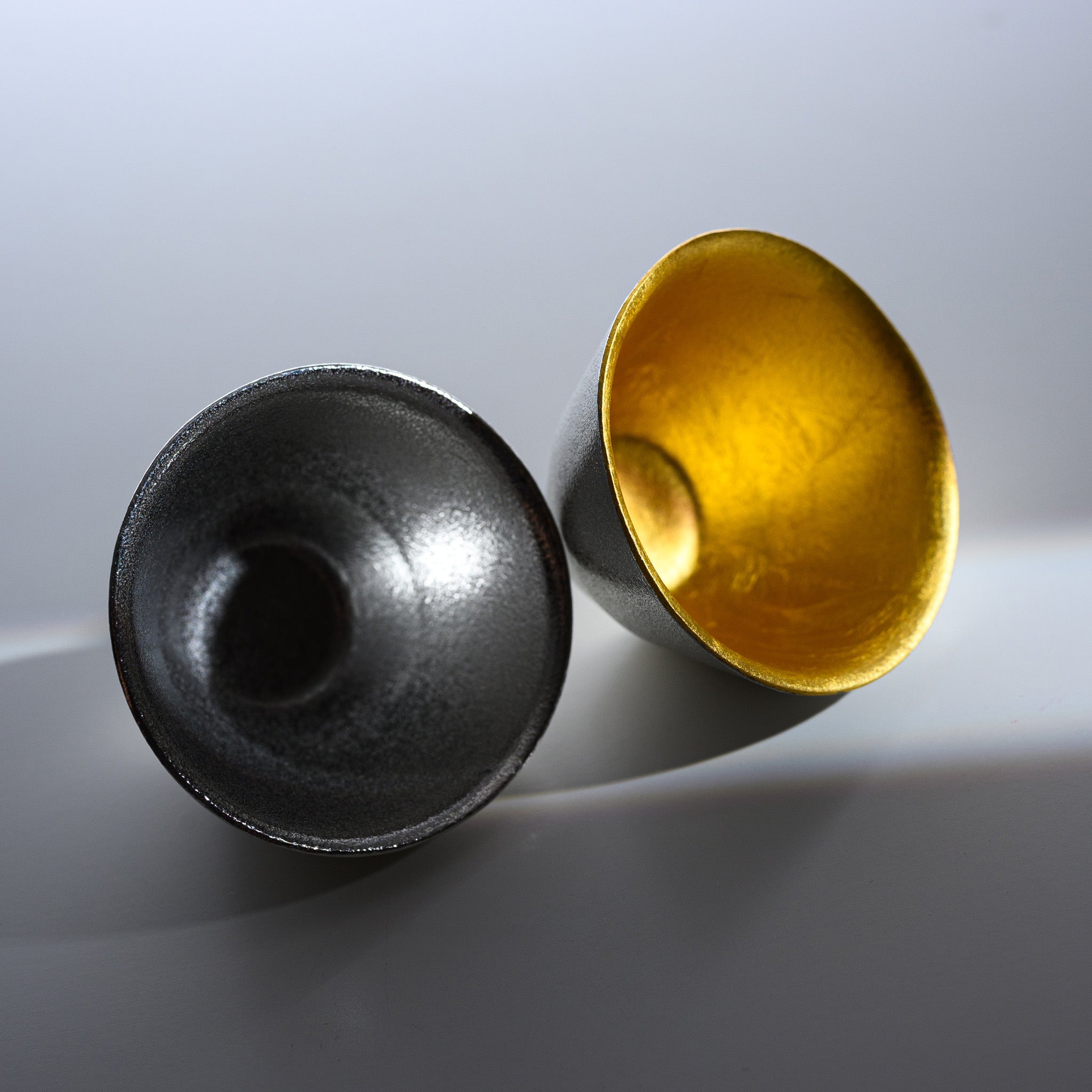 NOUSAKU Japanese Sake Cup Set - Traditional Handcrafted Kiki Pair Cups for Sake Tasting, Gift Giving & Japanese Tea Ceremony