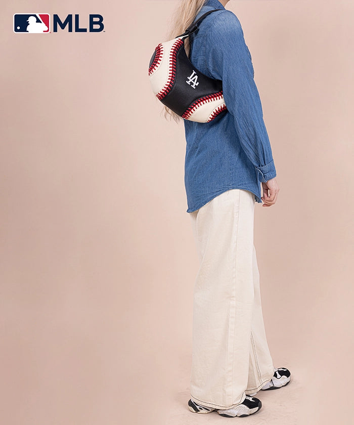 MLB Los Angeles Dodgers Crossbody Hobo Bag for Women - Stylish Shoulder Purse for Baseball Games, Travel & Daily Use